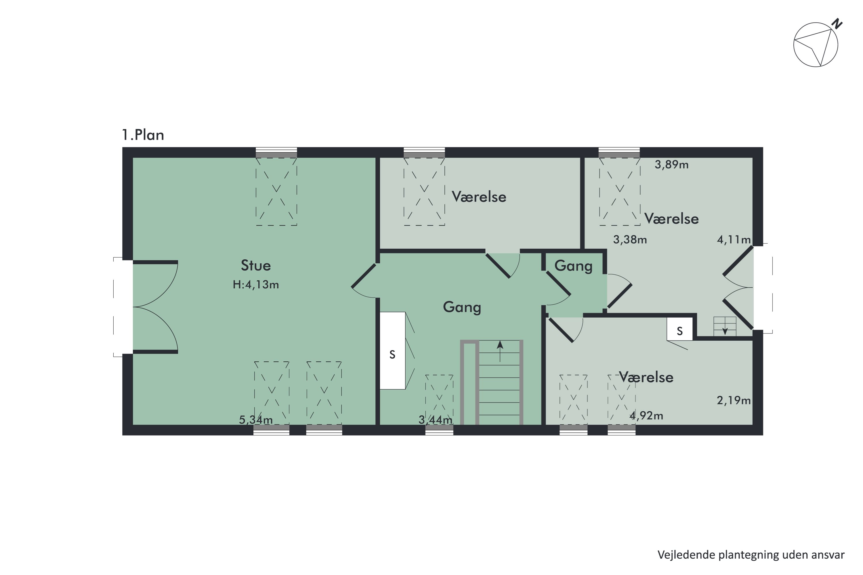 Plantegninger billede af Bådsstræde 3, 9560 Hadsund
