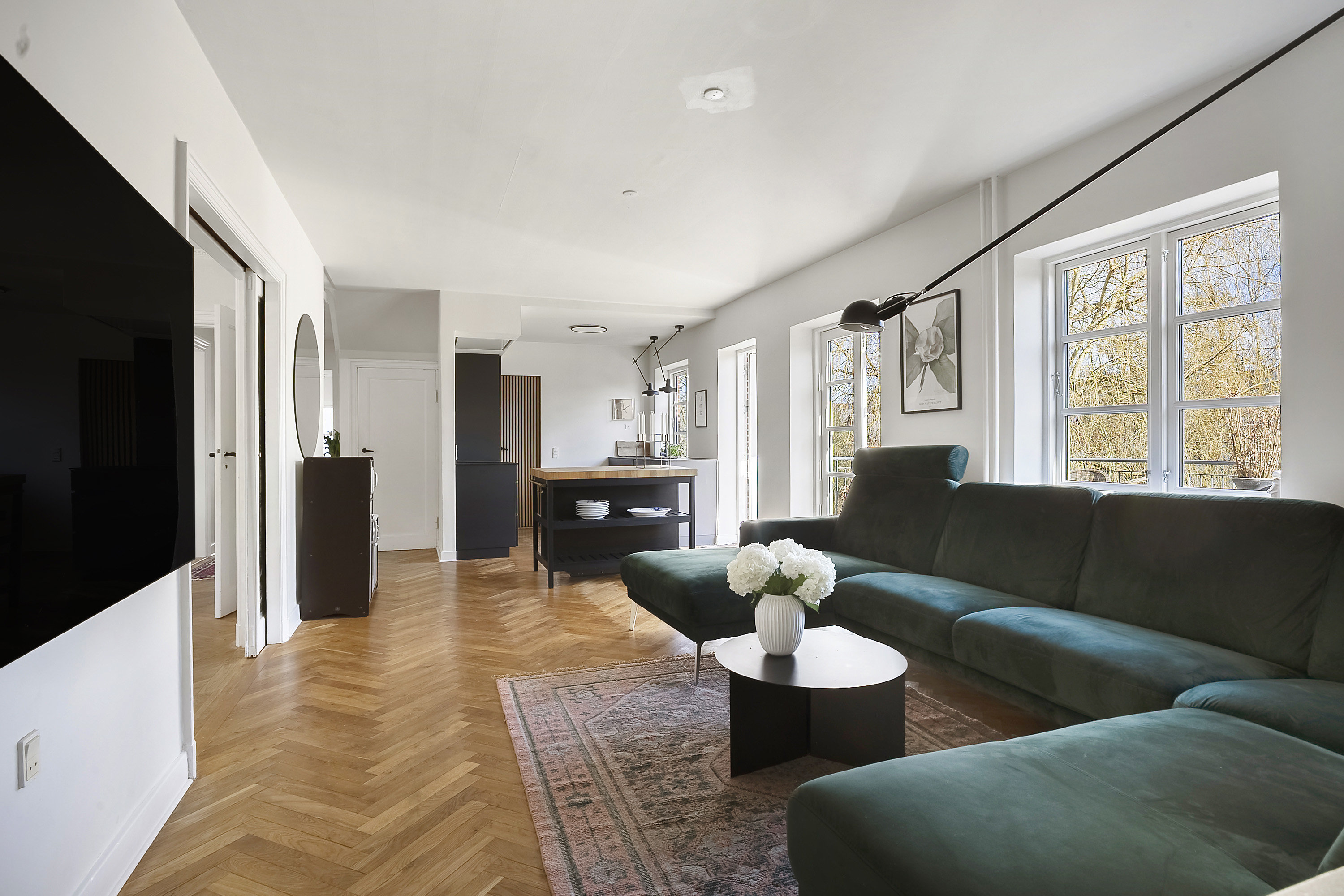 Fremhævet stue billede i fuldskærmstilstand. Billede af Dreyersvej 29, 6000 Kolding