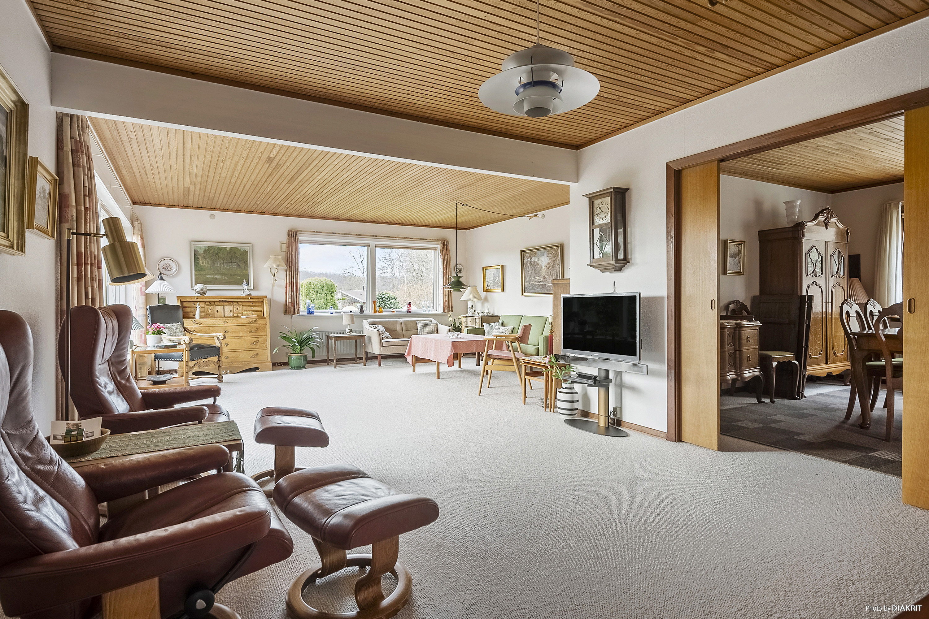 Fremhævet stue billede i fuldskærmstilstand. Billede af Vennelundsvej 20, 8300 Odder