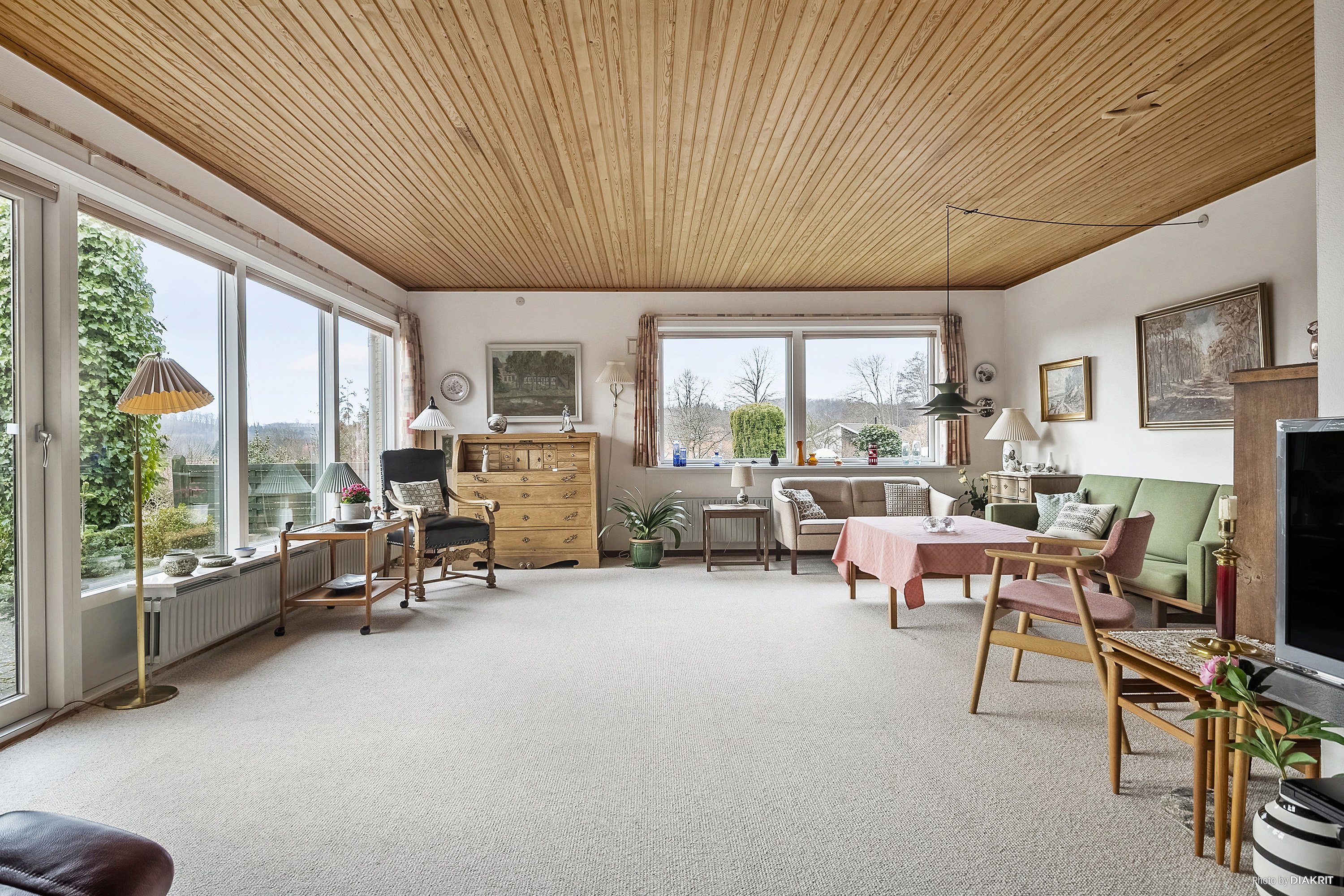 Fremhævet stue billede i fuldskærmstilstand. Billede af Vennelundsvej 20, 8300 Odder