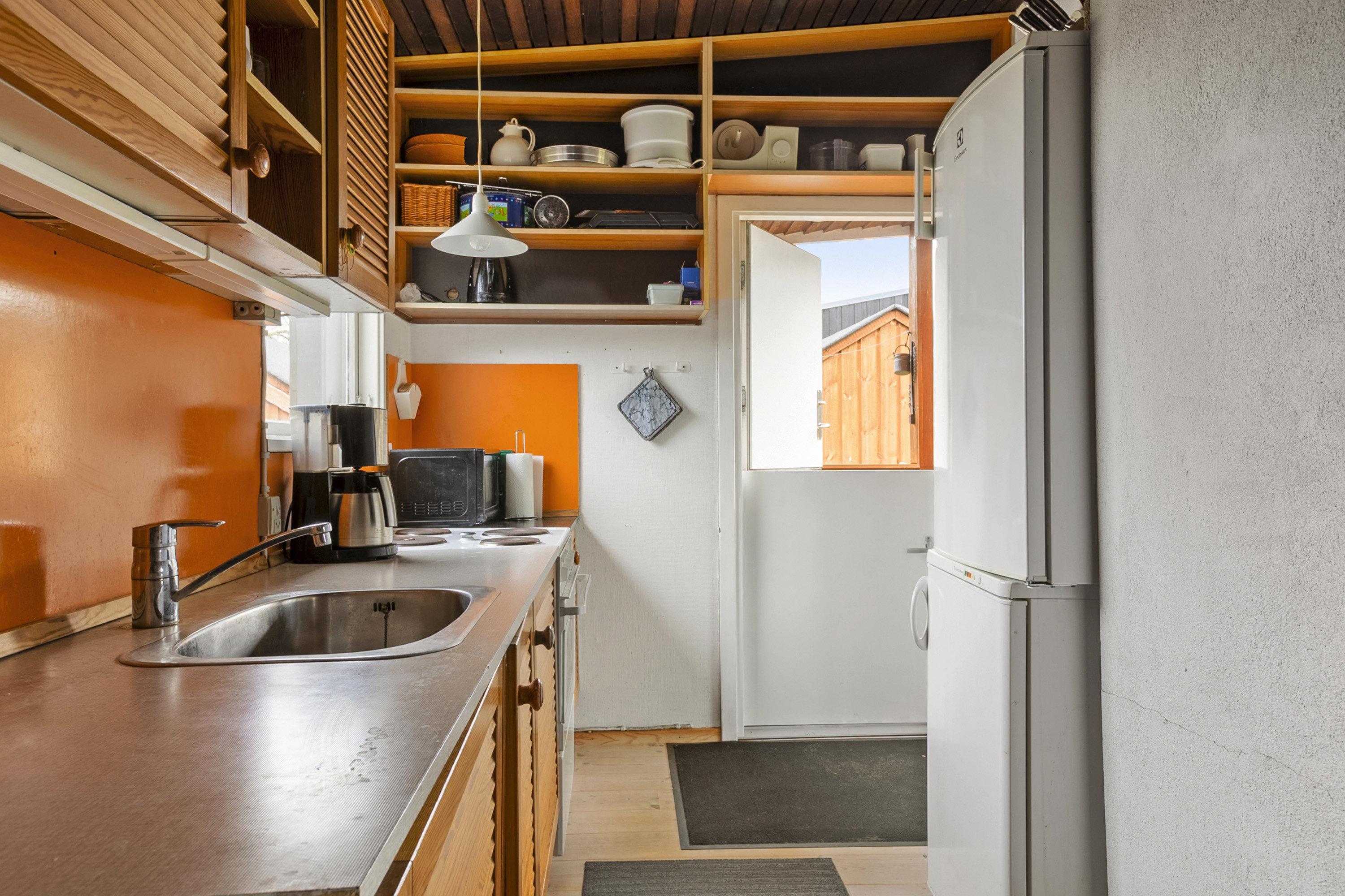 Fremhævet køkken billede i fuldskærmstilstand. Billede af Rønnemose 30, Skovmose, 6470 Sydals