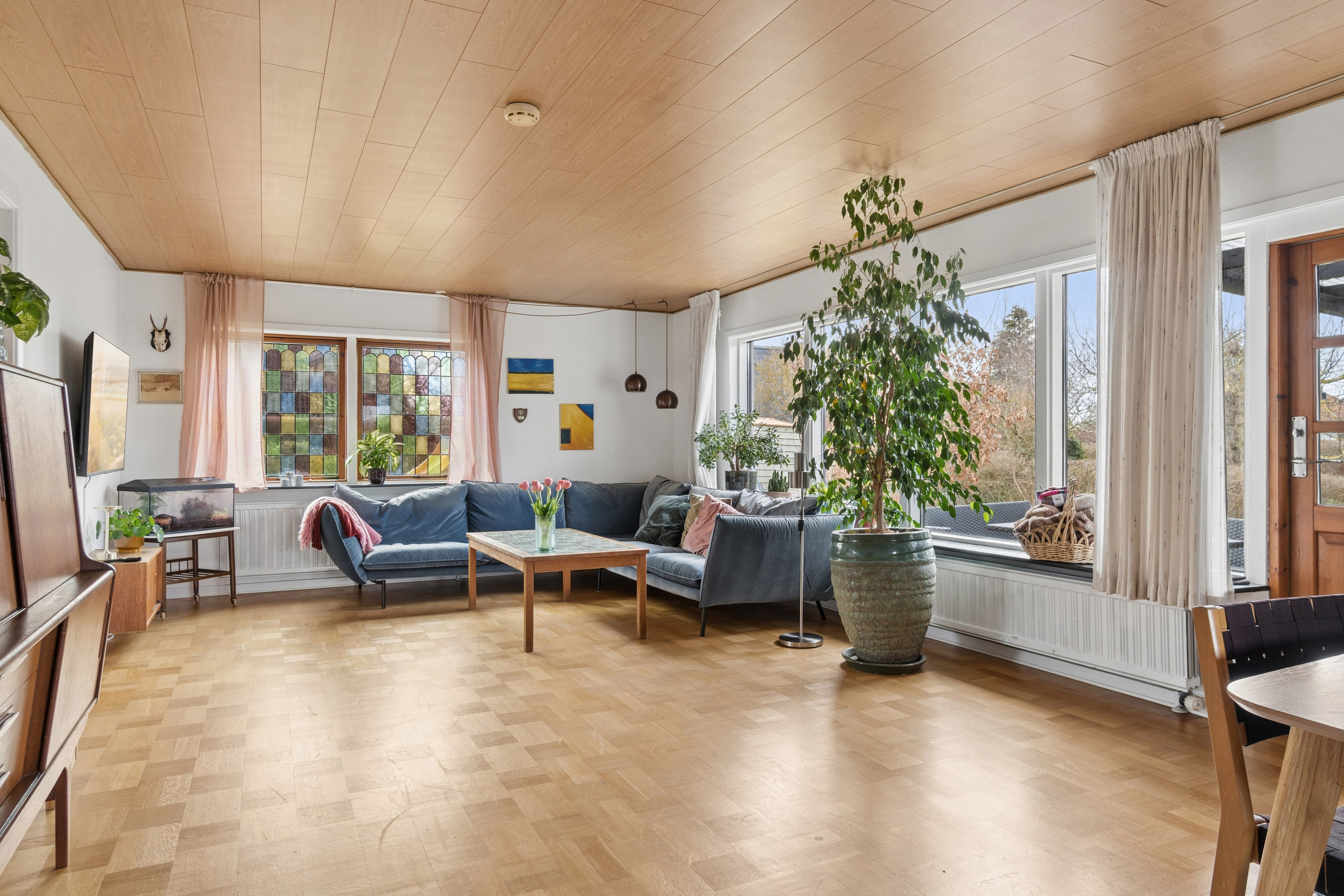 Fremhævet stue billede i fuldskærmstilstand. Billede af Drosselvej 1, 4230 Skælskør