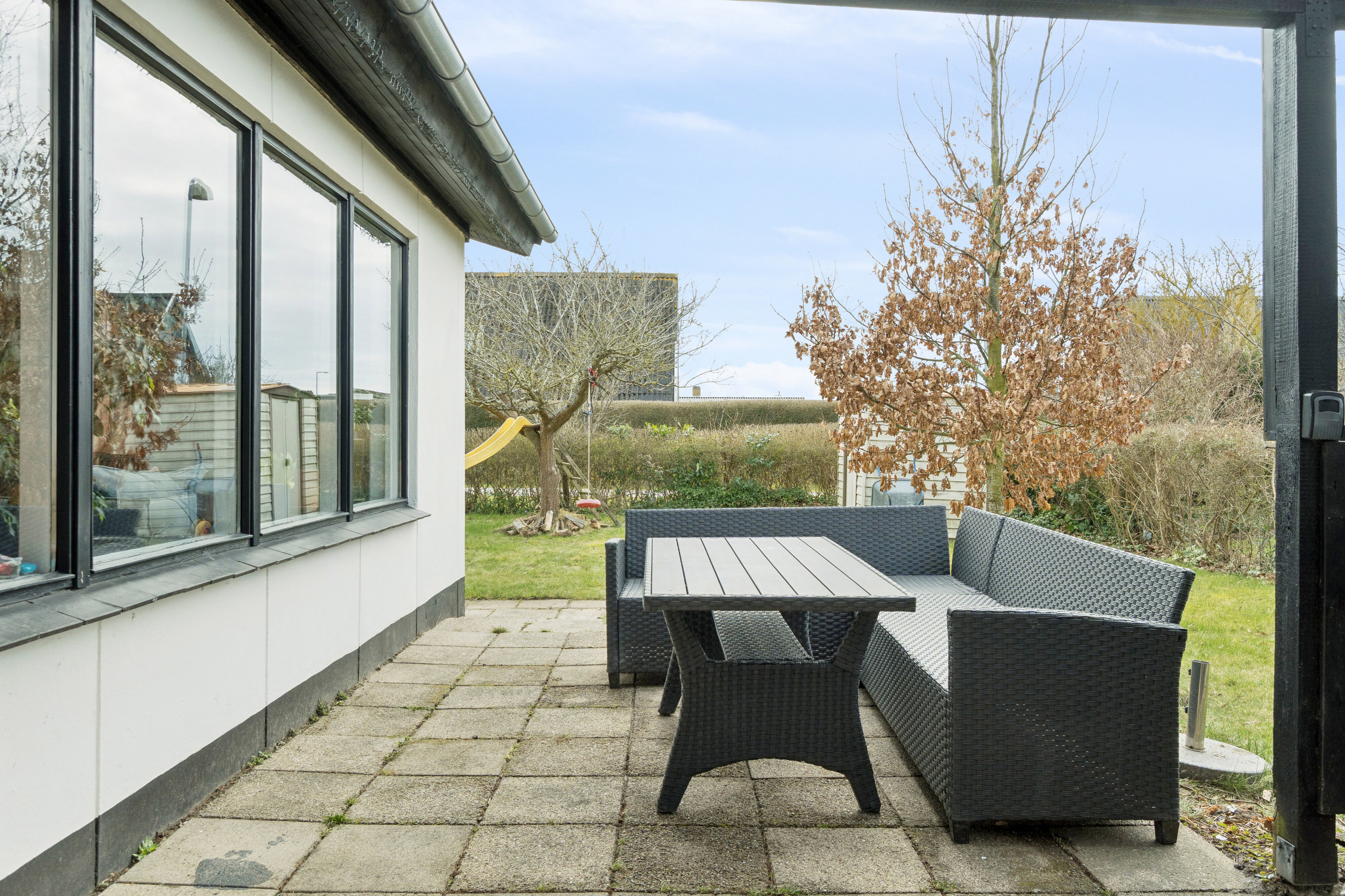 Fremhævet terrasse billede i fuldskærmstilstand. Billede af Drosselvej 1, 4230 Skælskør