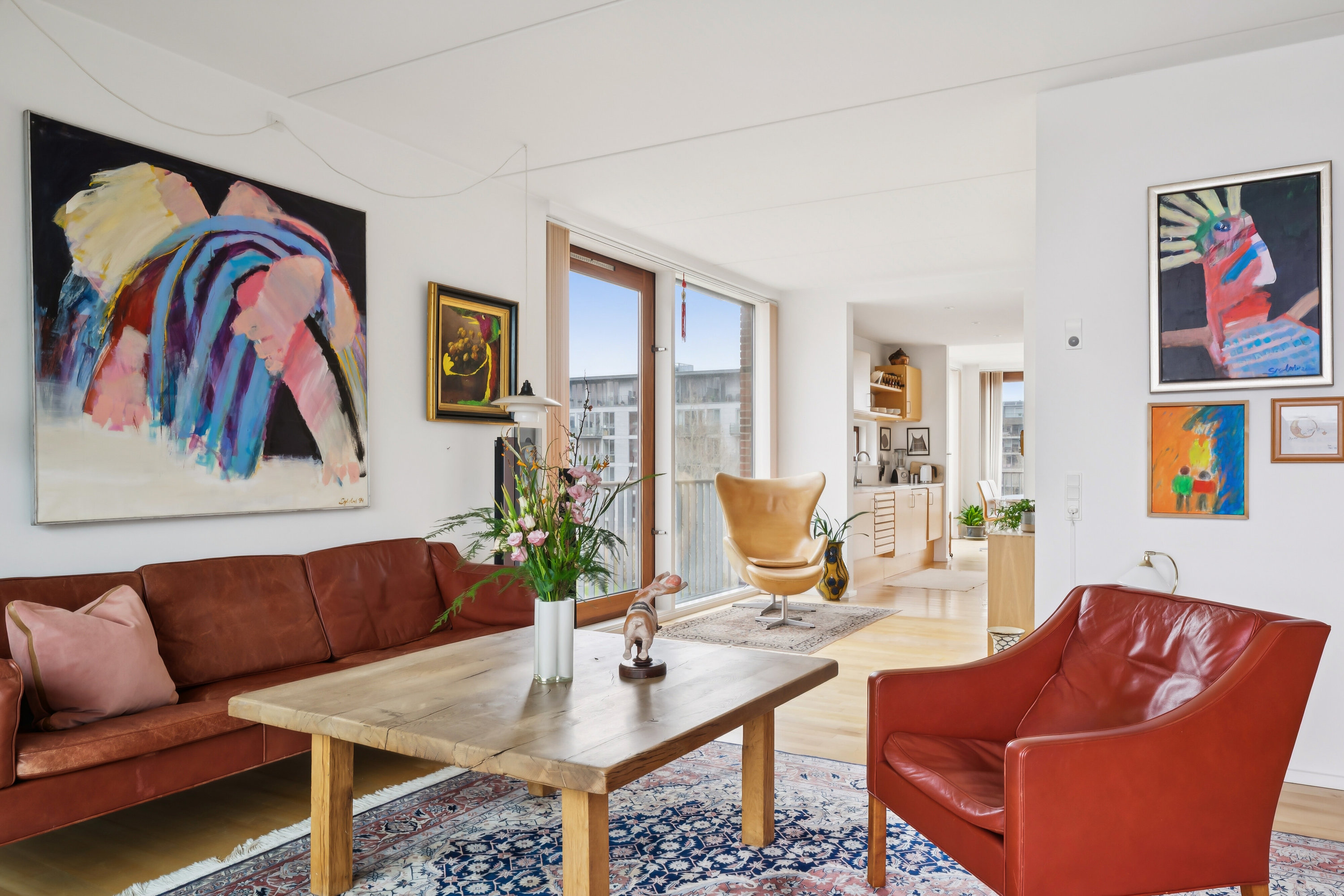 Fremhævet stue billede i fuldskærmstilstand. Billede af Islands Brygge 63A, 3. th., 2300 København S