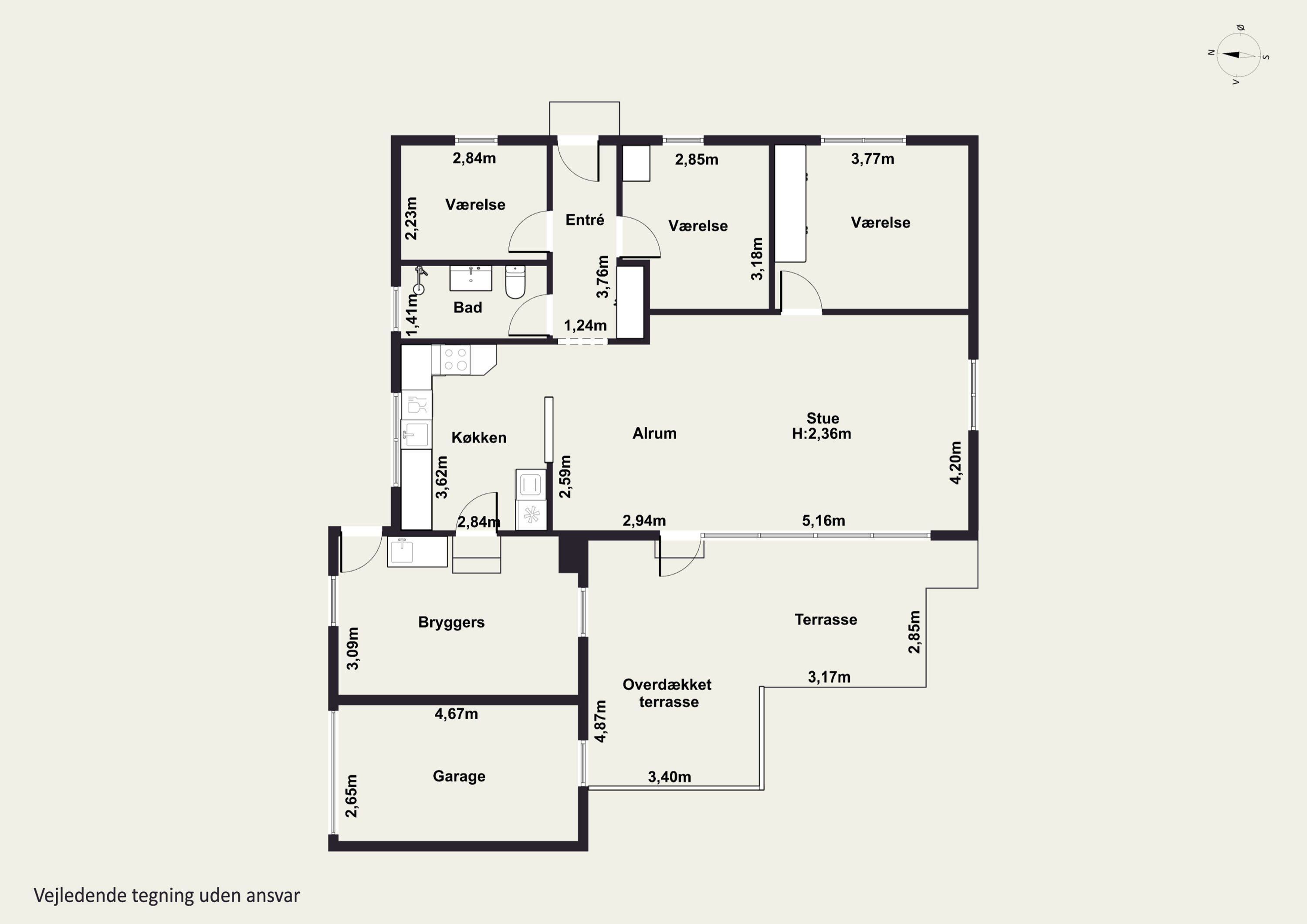 Plantegninger billede af Drosselvej 1, 4230 Skælskør