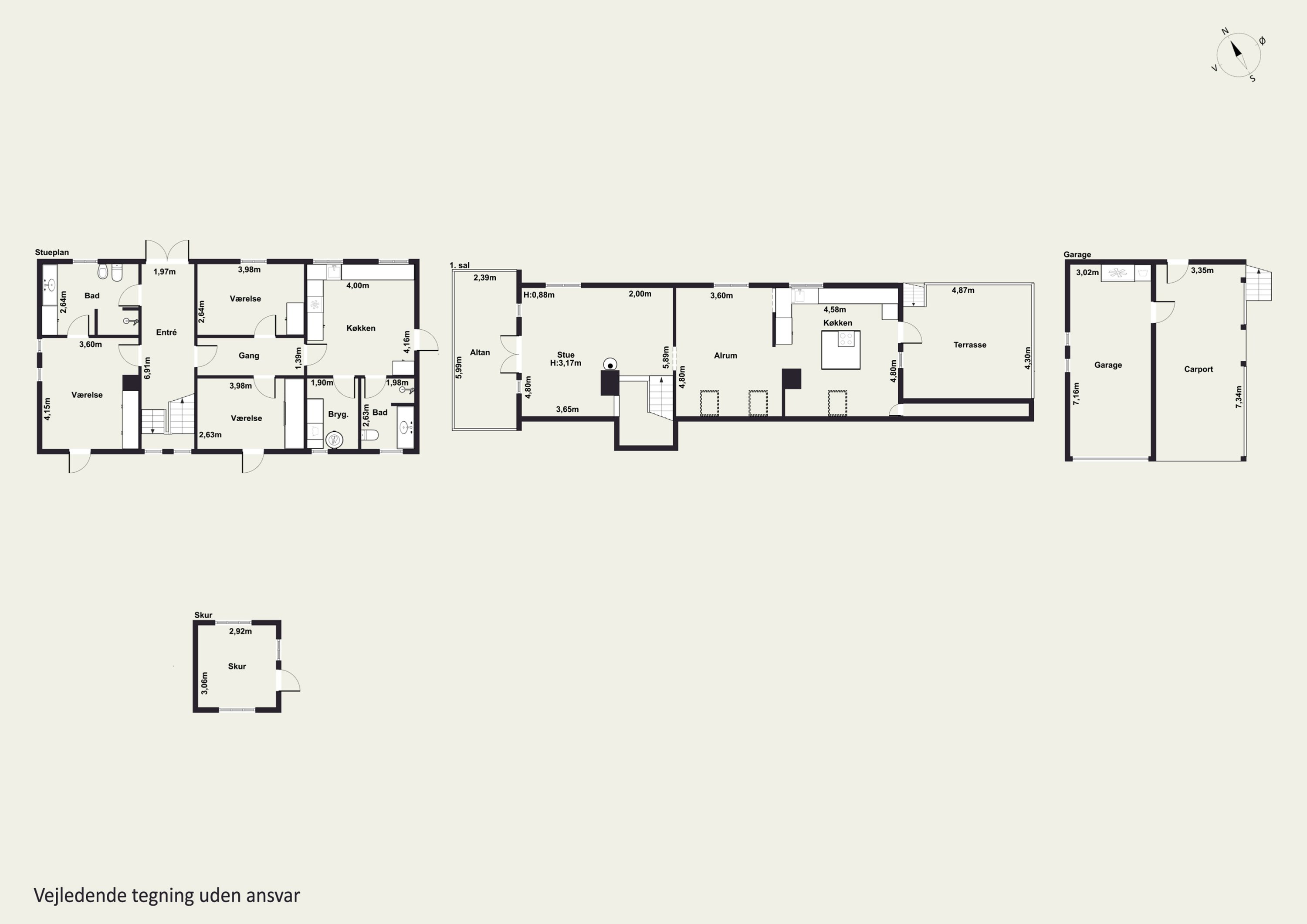 Plantegninger billede af Bølshavn 29C, Bølshavn, 3740 Svaneke