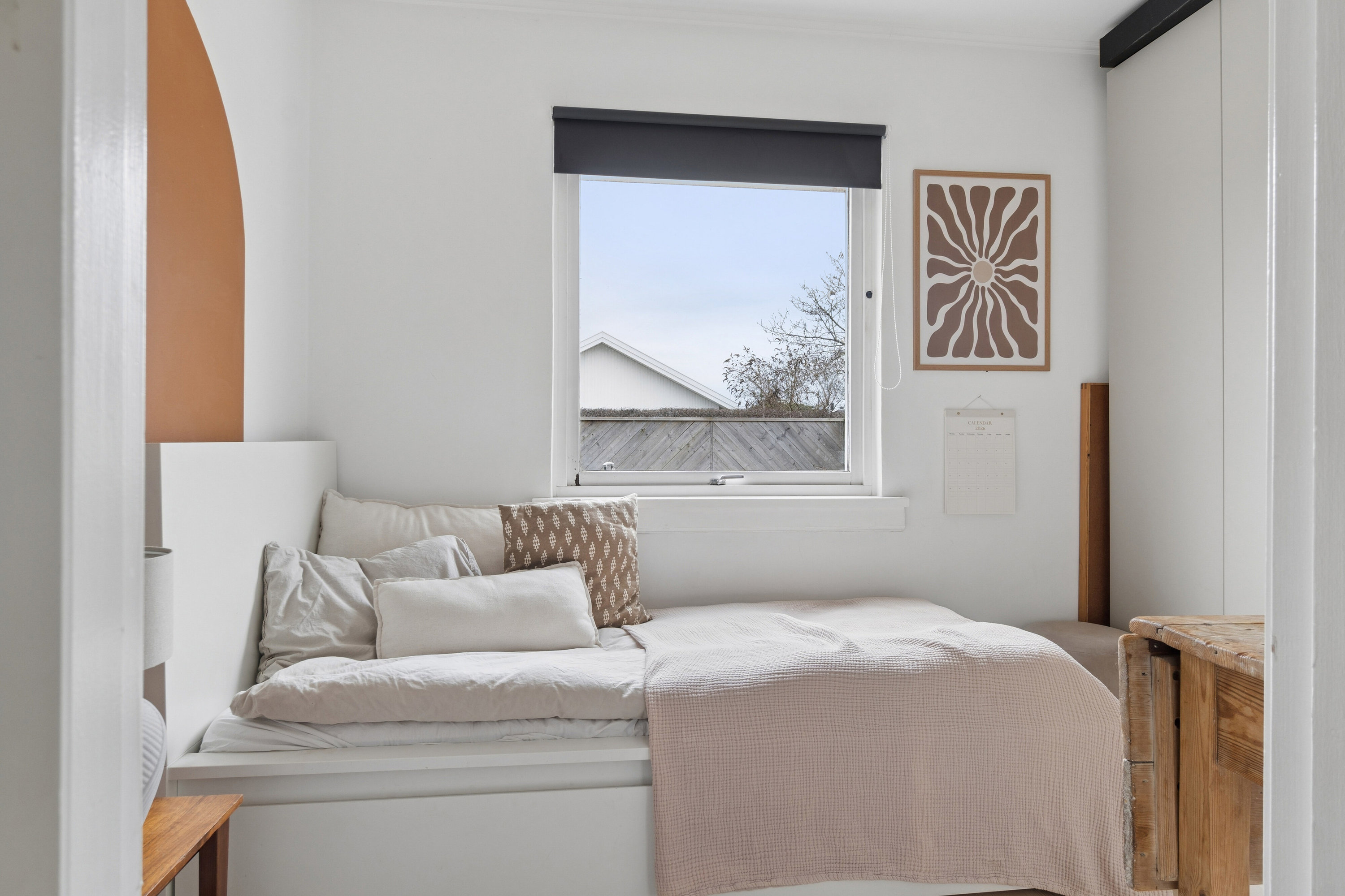 Fremhævet soveværelse billede i fuldskærmstilstand. Billede af Sennepsbakken 22, 3100 Hornbæk