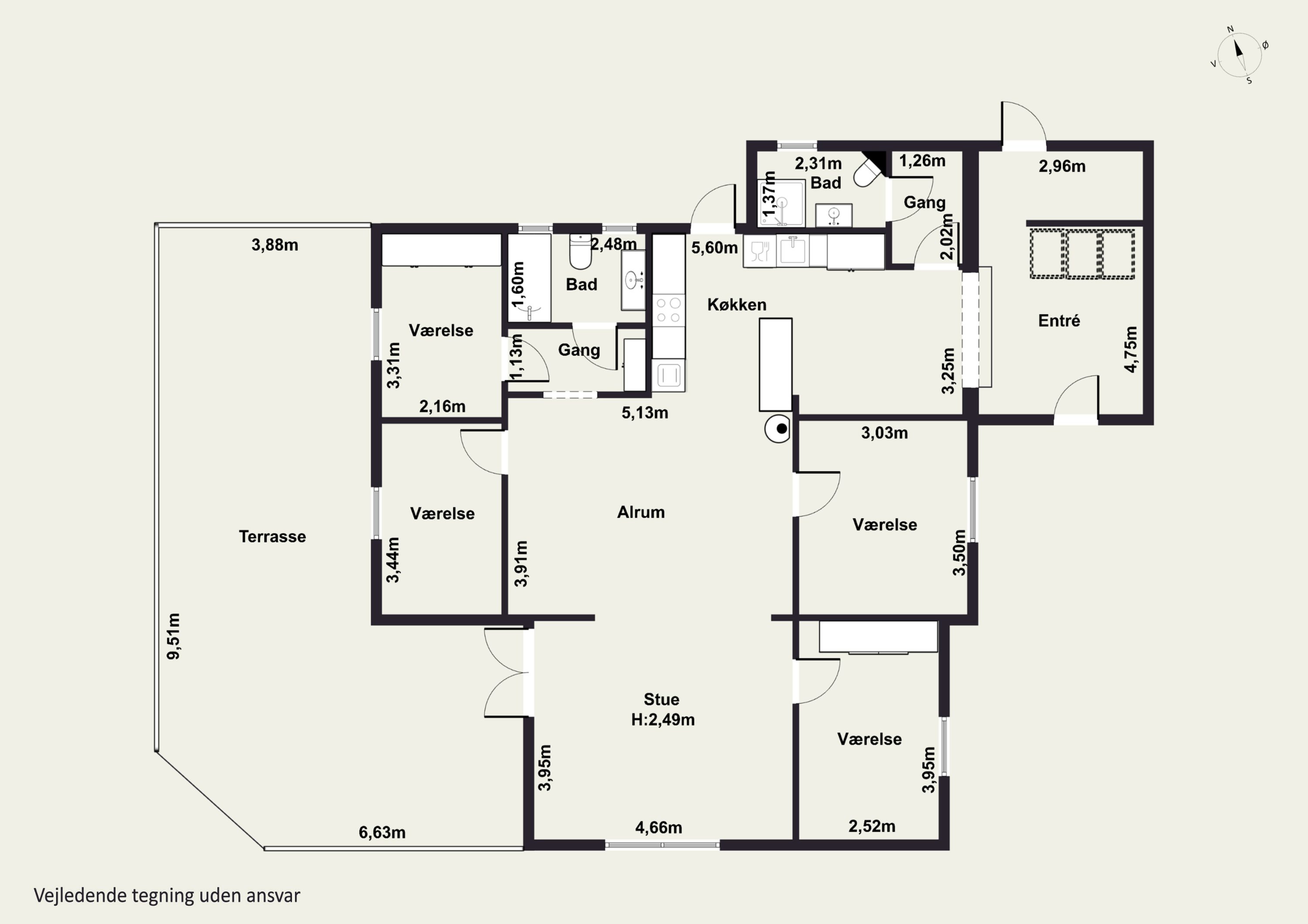 Plantegninger billede af Sennepsbakken 22, 3100 Hornbæk