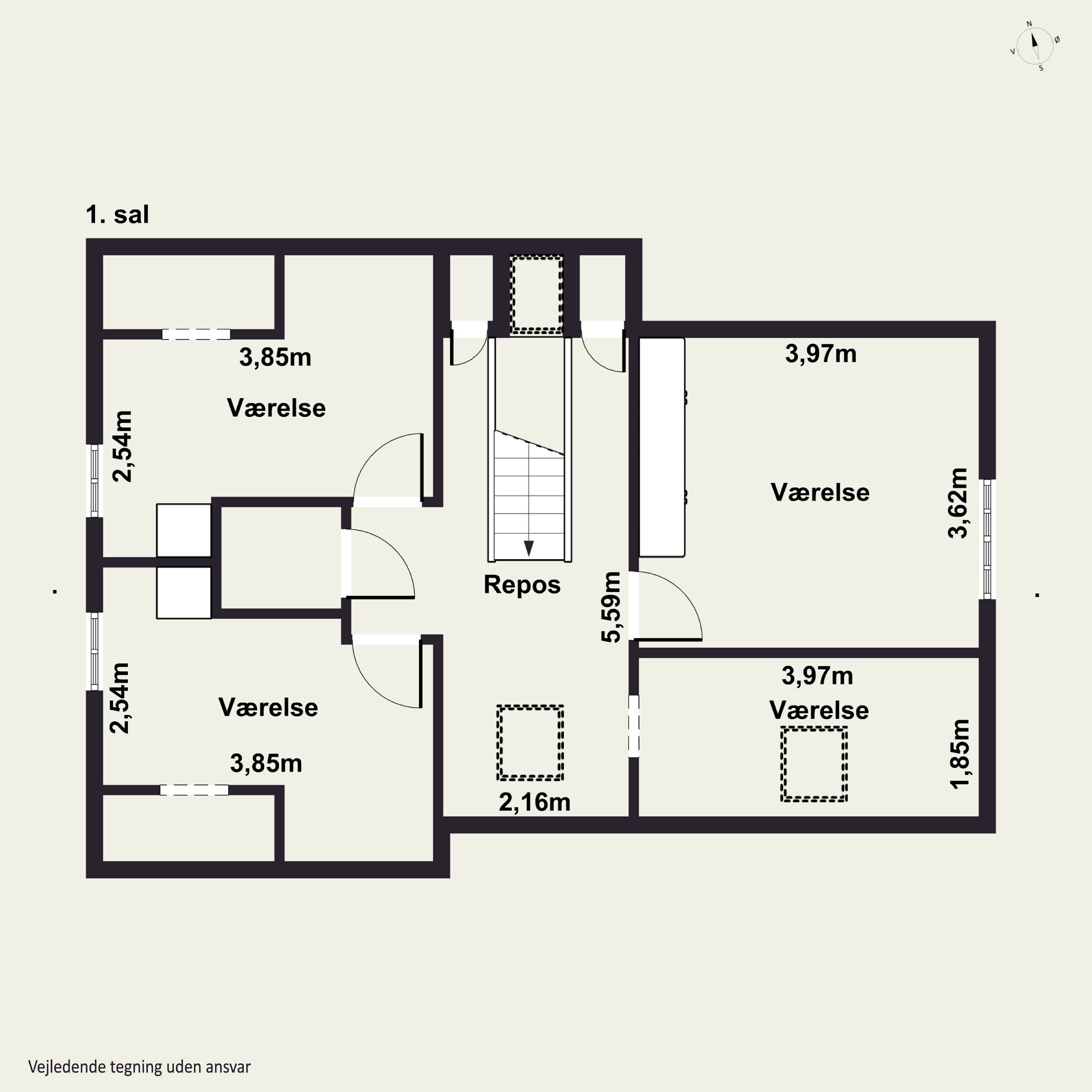 Plantegninger billede af Stationsvej 7, 7755 Bedsted Thy