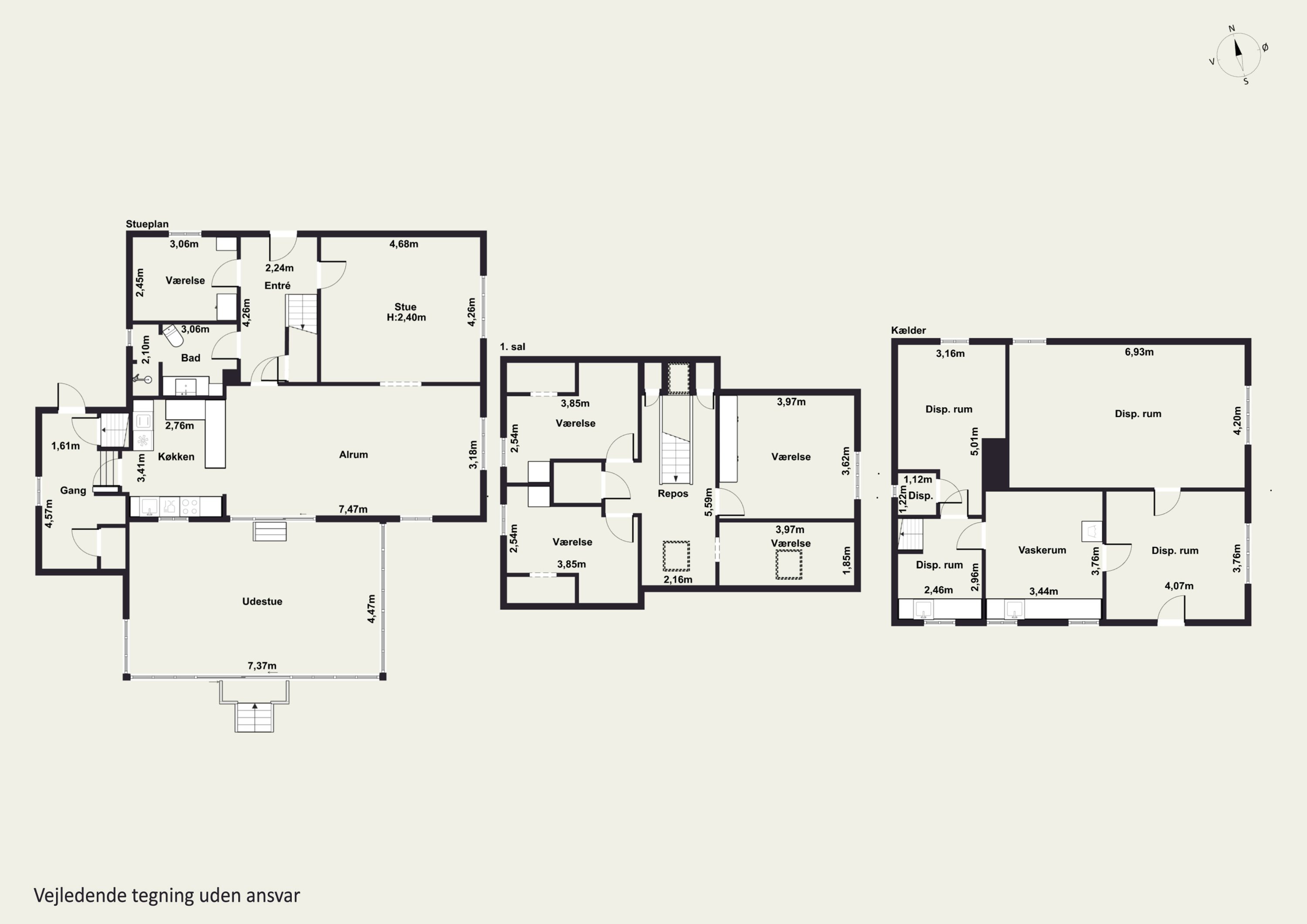 Plantegninger billede af Stationsvej 7, 7755 Bedsted Thy
