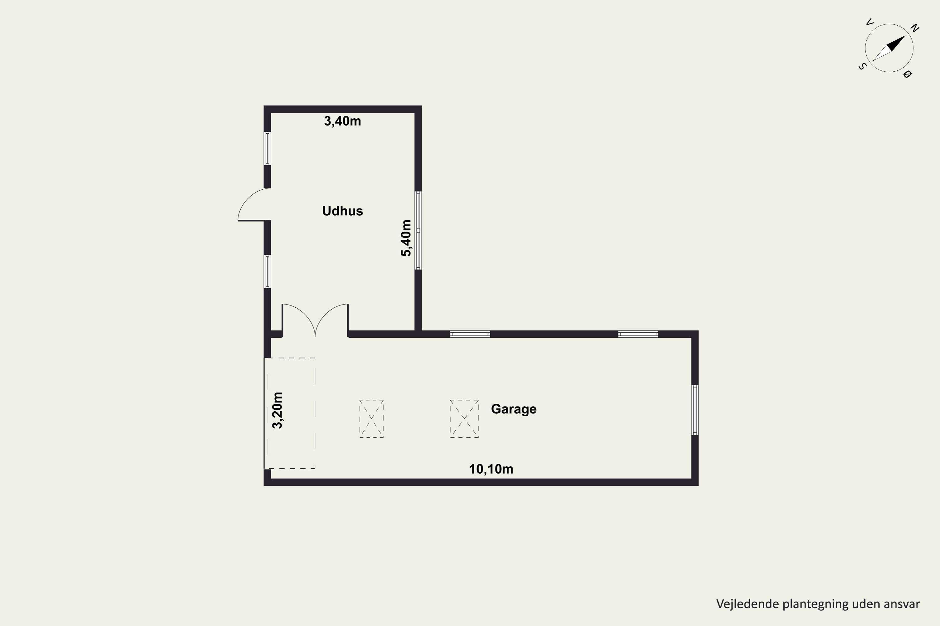 Plantegninger billede af Landevejen 19, Drusebjerg, 4520 Svinninge