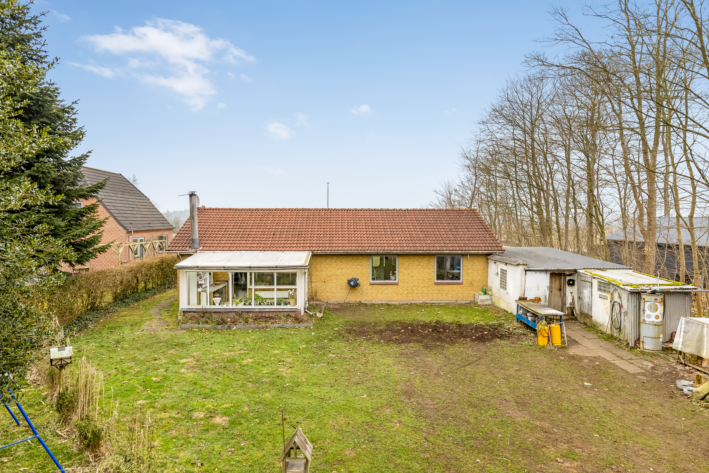 Fremhævet have billede i fuldskærmstilstand. Billede af Burkal Kirkevej 22, 6372 Bylderup-Bov