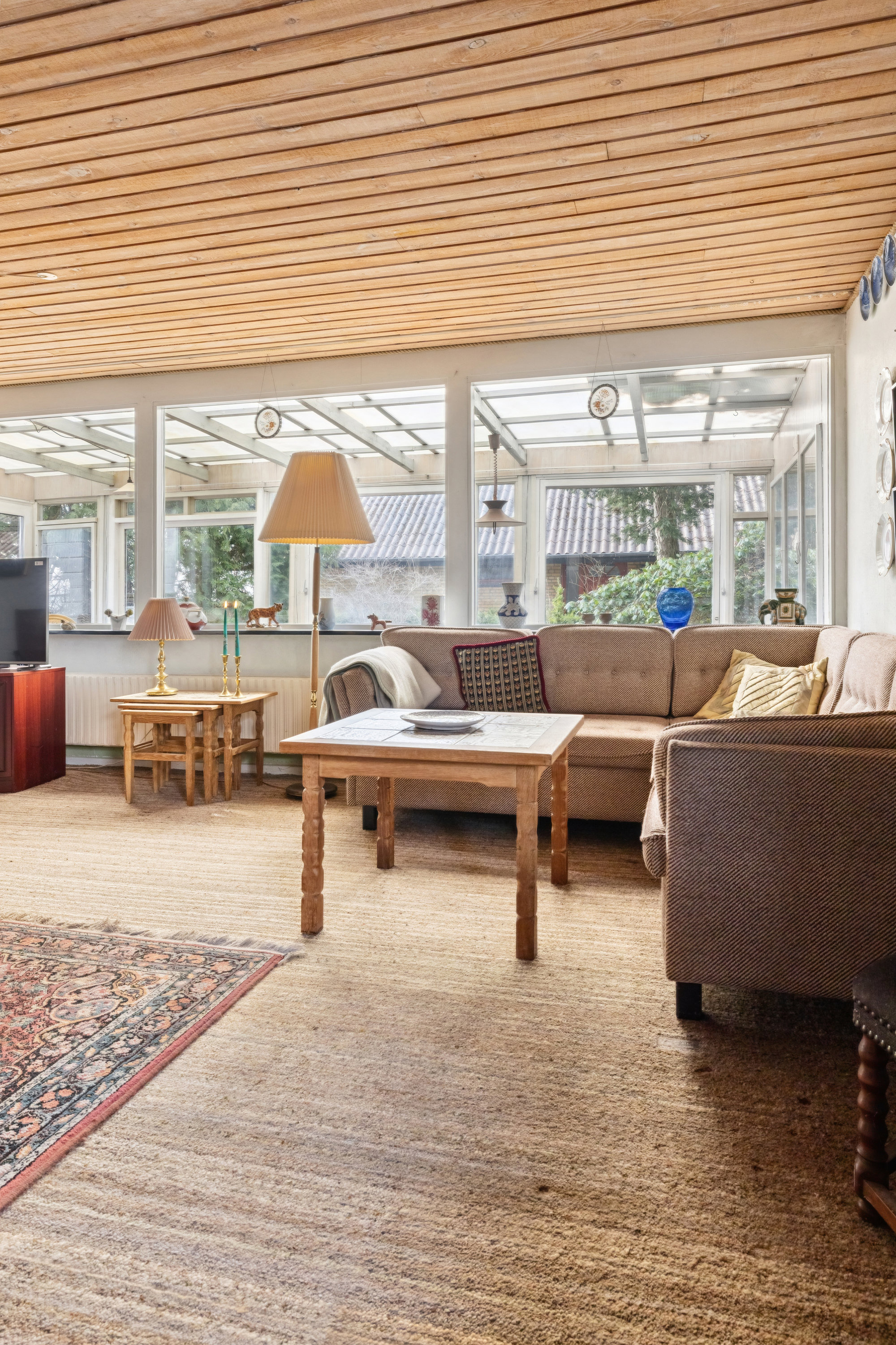 Fremhævet stue billede i fuldskærmstilstand. Billede af Elmevej 9, 8550 Ryomgård