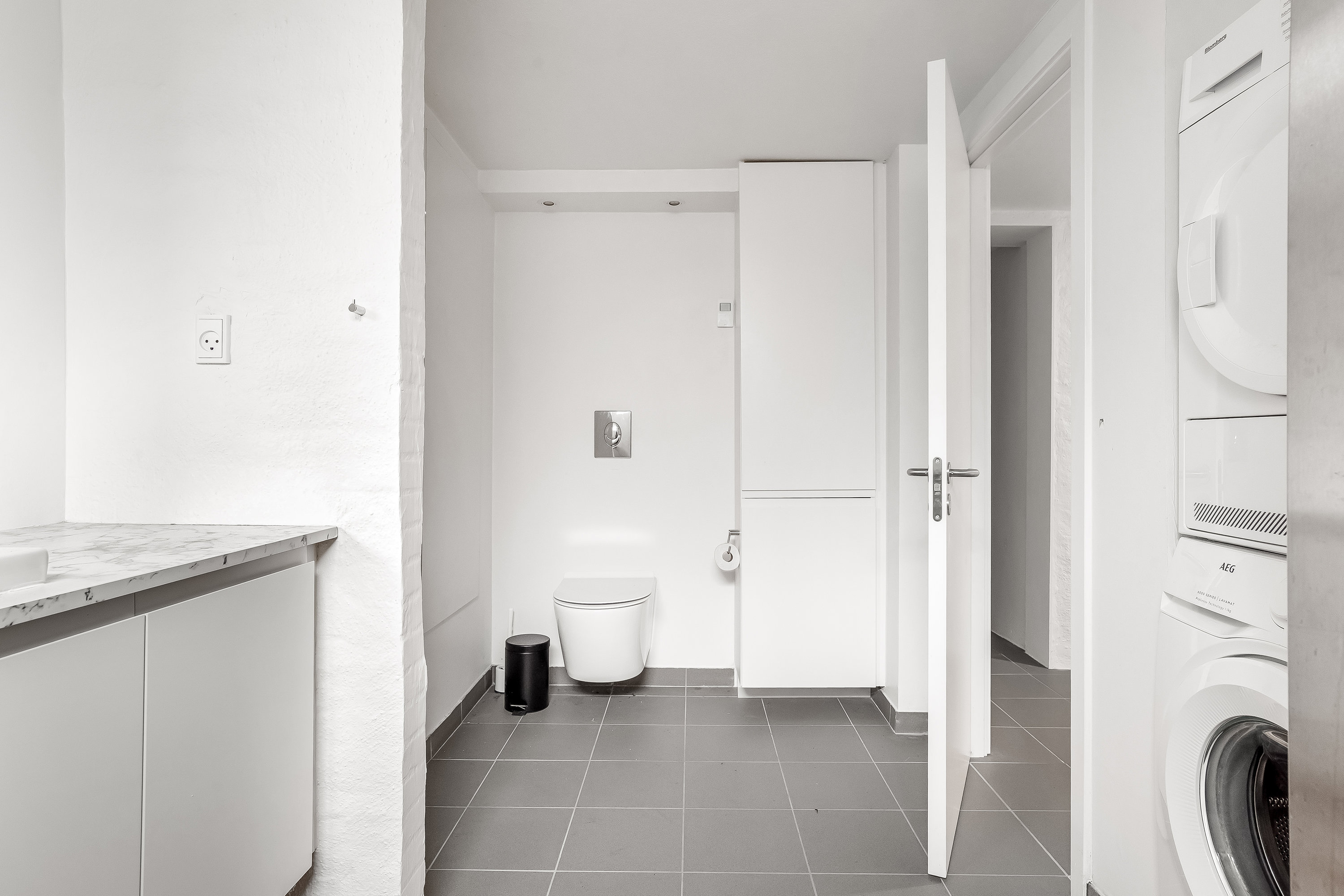 Fremhævet badeværelse billede i fuldskærmstilstand. Billede af Alsvej 7, 7500 Holstebro