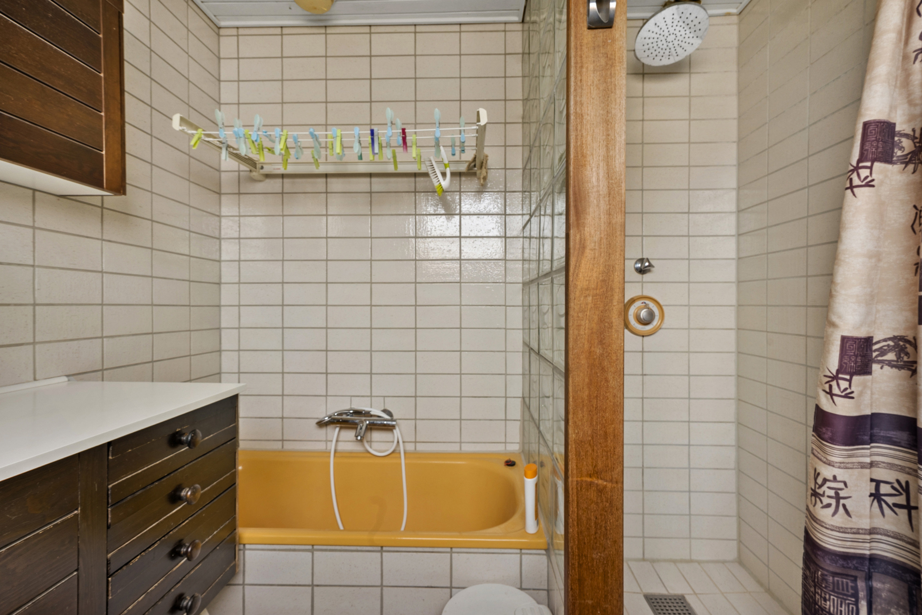 Fremhævet badeværelse billede i fuldskærmstilstand. Billede af Fjordglimtsvej 21, 8700 Horsens