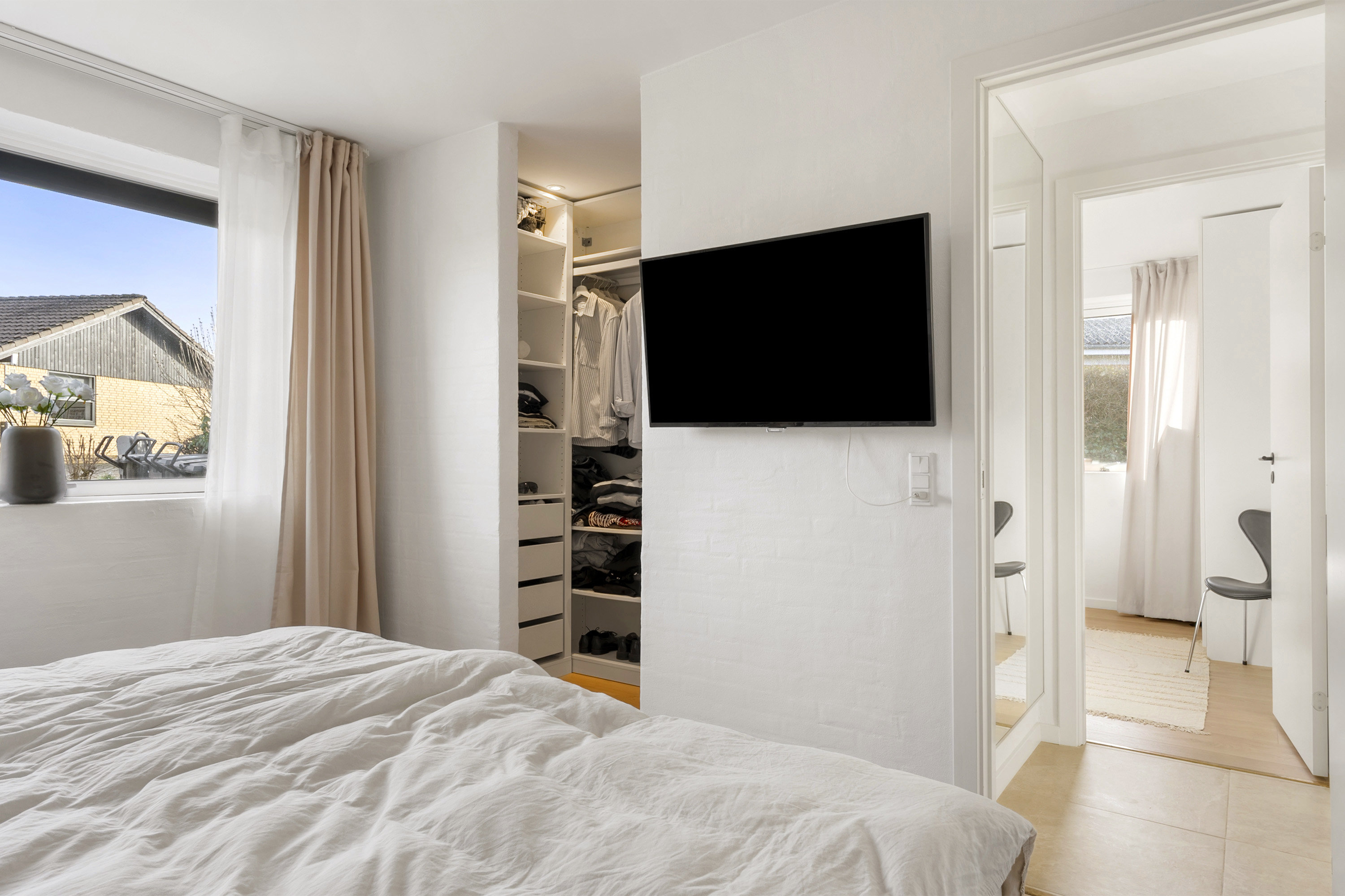 Fremhævet soveværelse billede i fuldskærmstilstand. Billede af Cellovej 15, 8700 Horsens