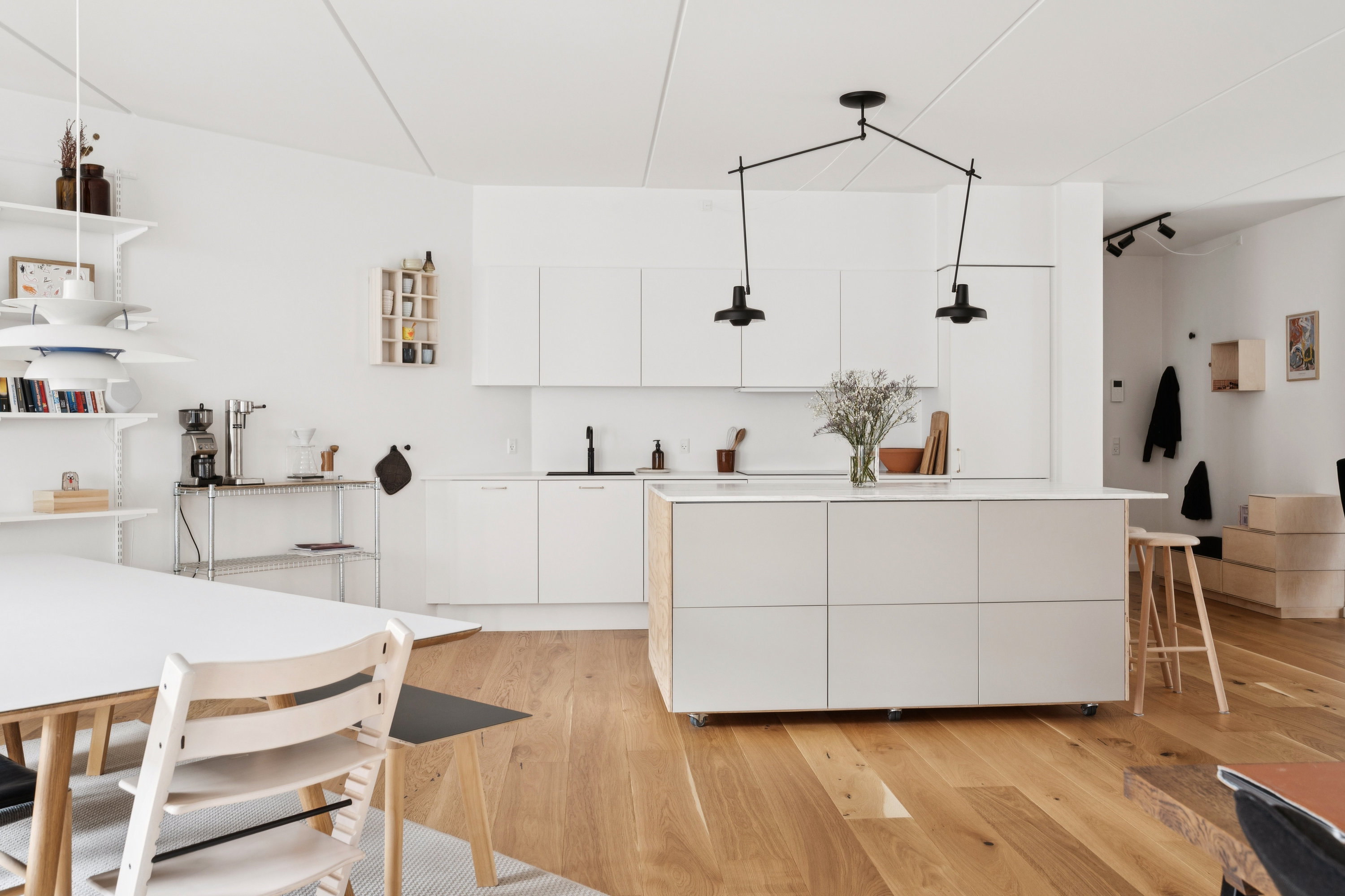 Fremhævet køkken billede i fuldskærmstilstand. Billede af Irma Pedersens Gade 66, 1. 1., 8000 Aarhus C