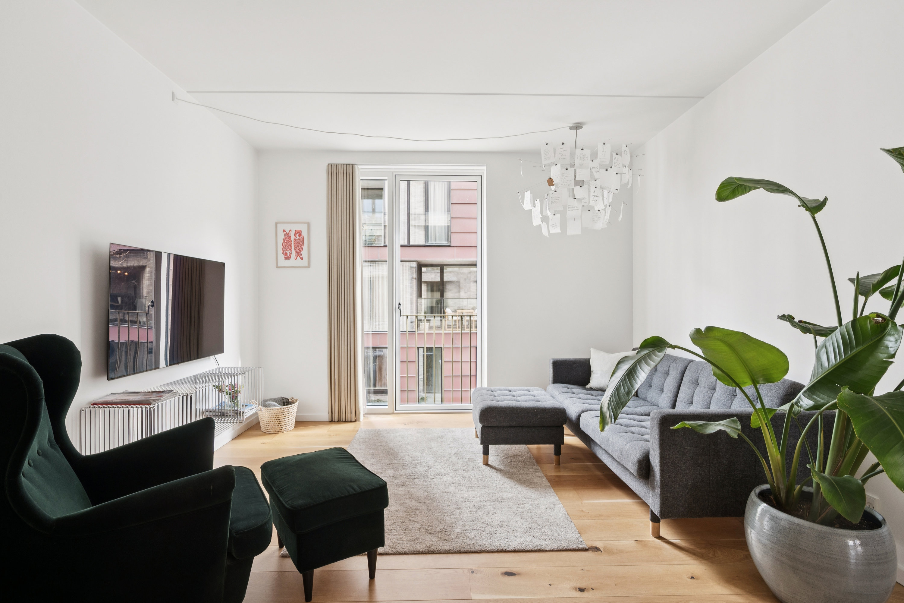 Fremhævet stue billede i fuldskærmstilstand. Billede af Irma Pedersens Gade 66, 1. 1., 8000 Aarhus C