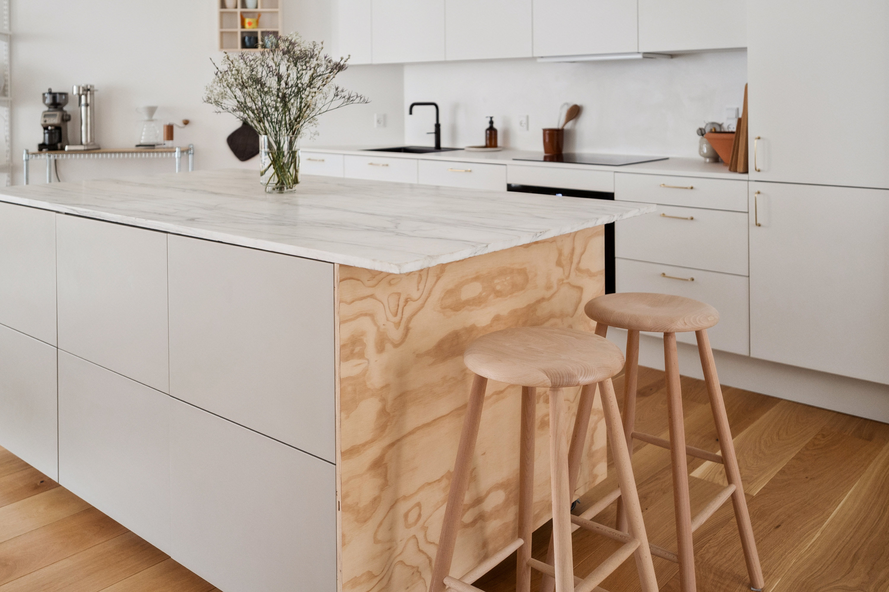 Fremhævet køkken billede i fuldskærmstilstand. Billede af Irma Pedersens Gade 66, 1. 1., 8000 Aarhus C