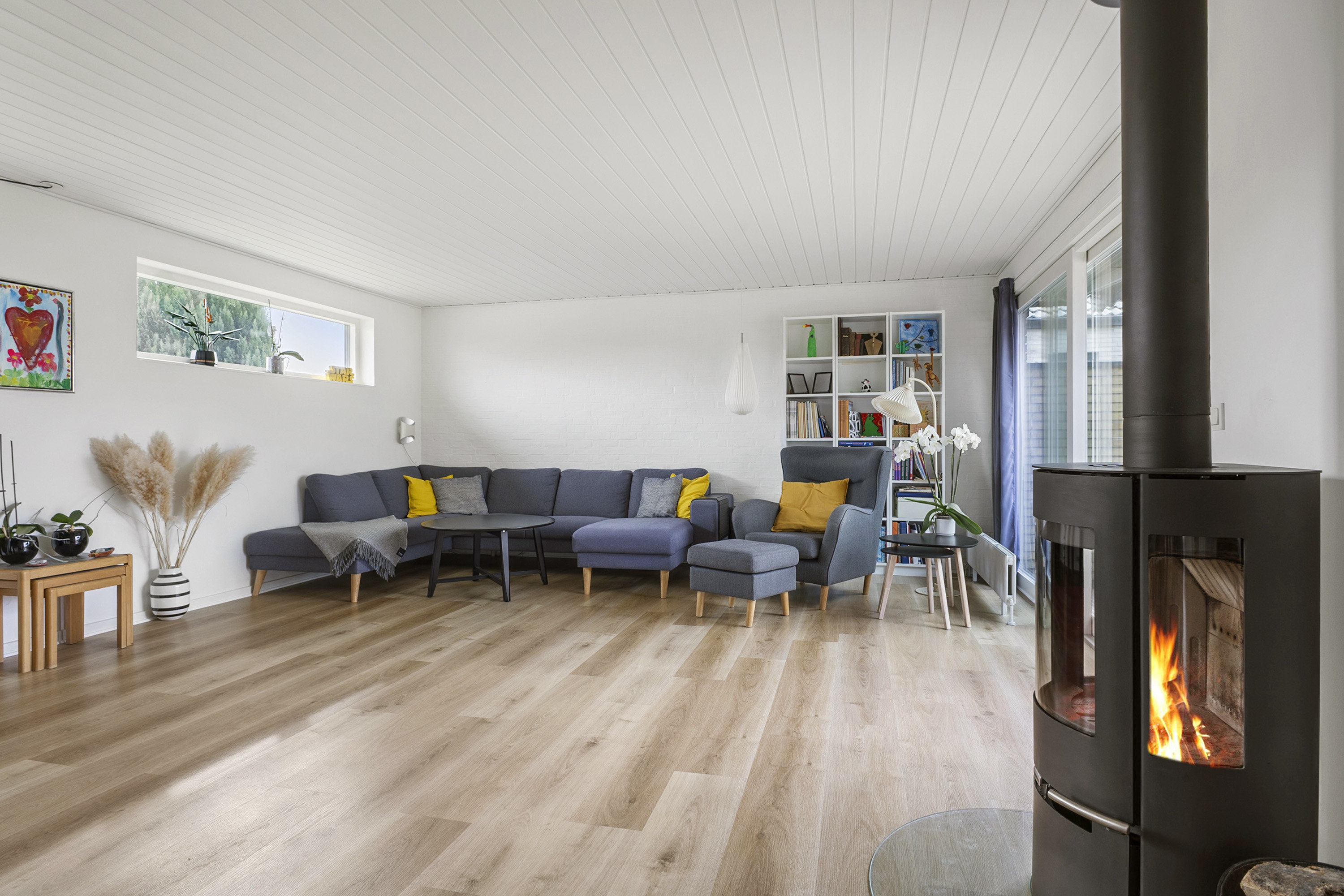 Fremhævet stue billede i fuldskærmstilstand. Billede af Skjoldborgsvej 13, 7000 Fredericia