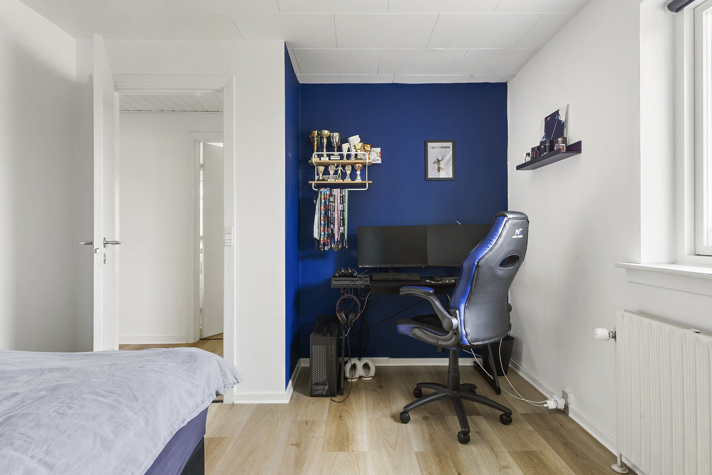 Fremhævet soveværelse billede i fuldskærmstilstand. Billede af Skjoldborgsvej 13, 7000 Fredericia