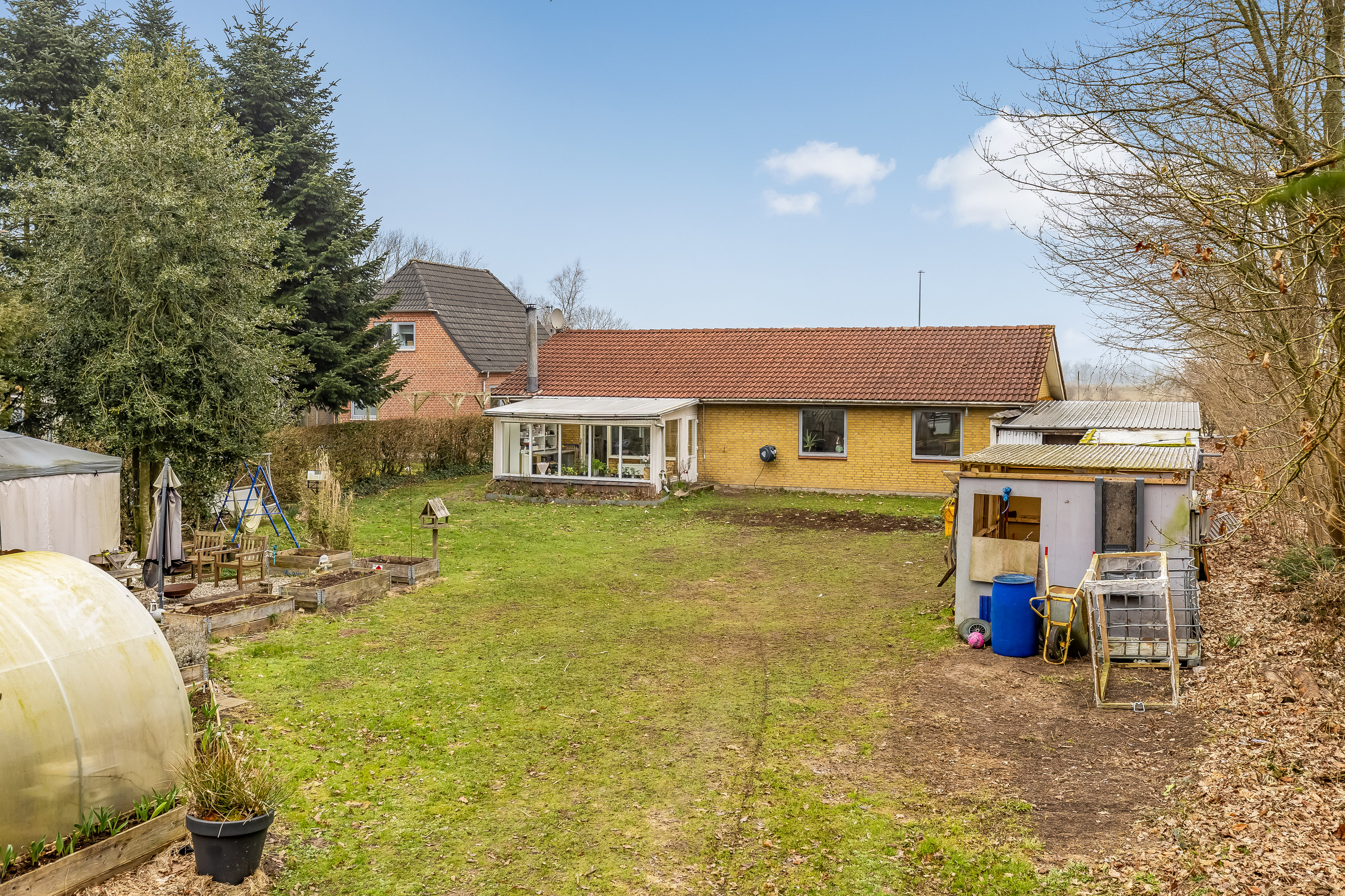 Fremhævet have billede i fuldskærmstilstand. Billede af Burkal Kirkevej 22, 6372 Bylderup-Bov