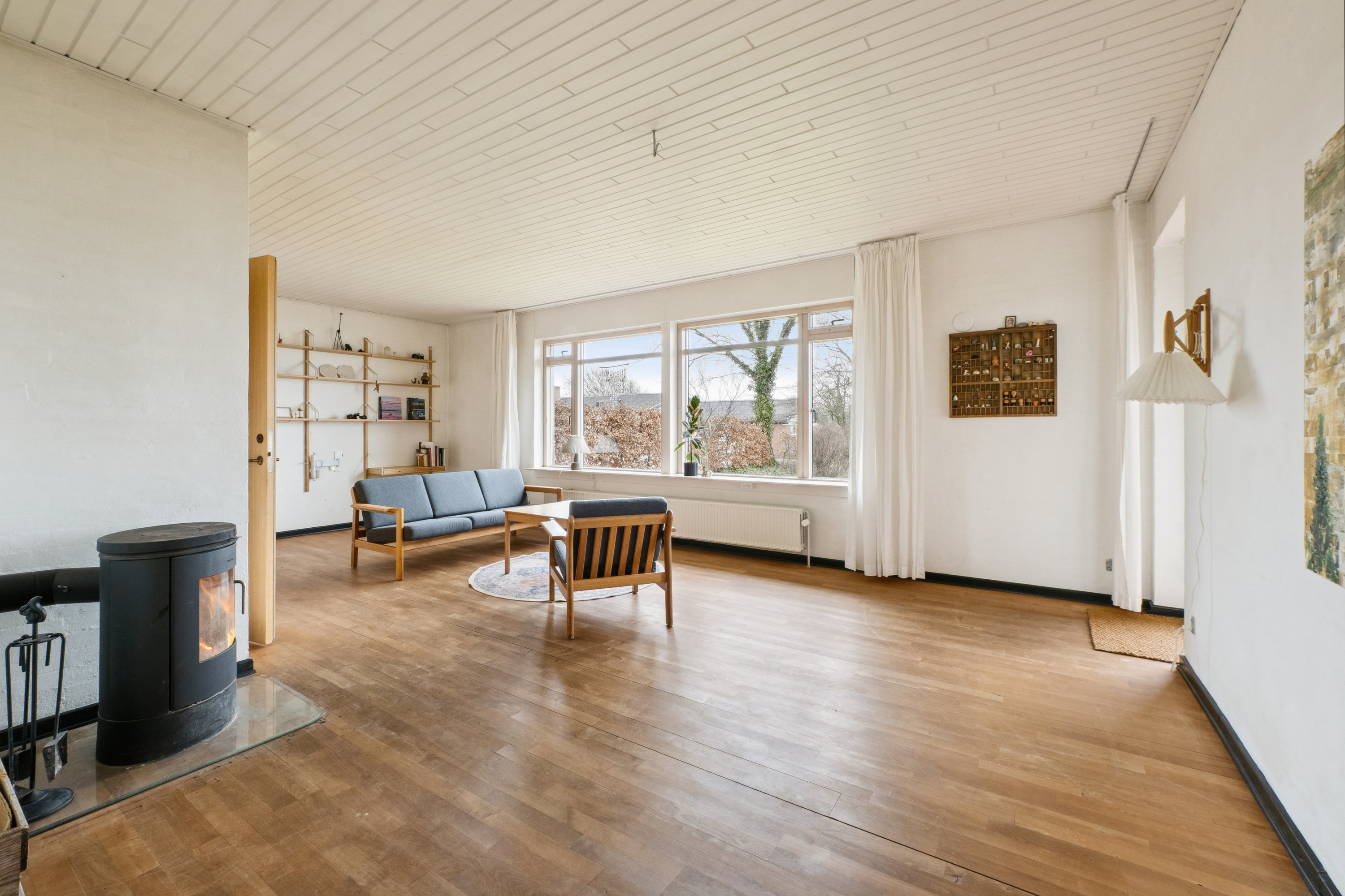 Fremhævet stue billede i fuldskærmstilstand. Billede af Nyvej 12, Hjerk, 7870 Roslev