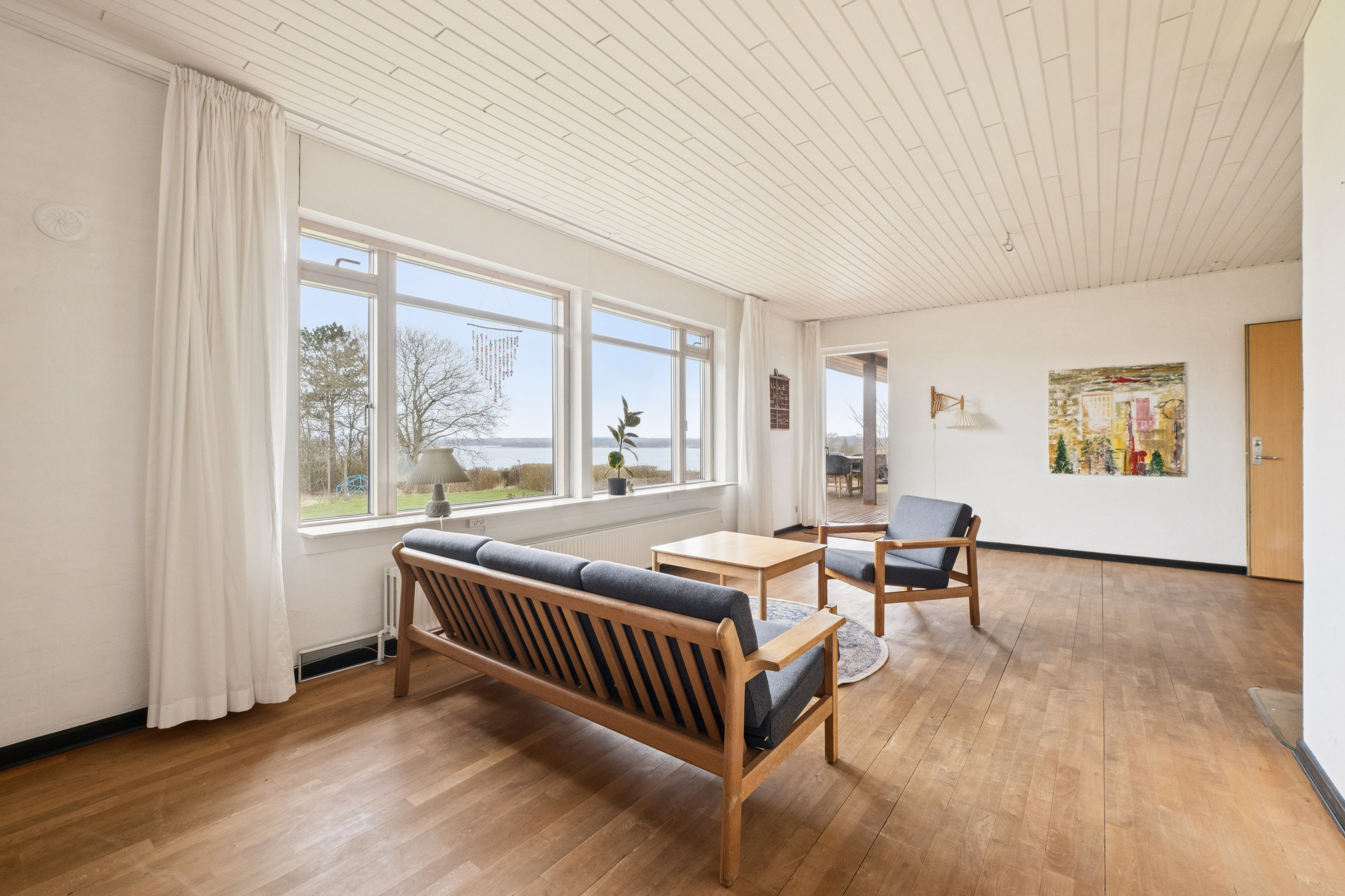 Fremhævet stue billede i fuldskærmstilstand. Billede af Nyvej 12, Hjerk, 7870 Roslev