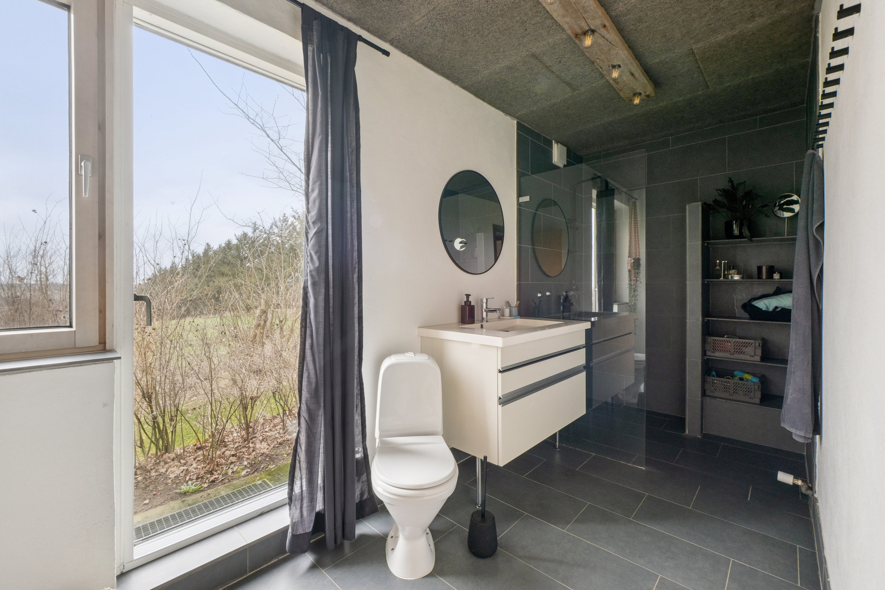 Fremhævet badeværelse billede i fuldskærmstilstand. Billede af Nyvej 12, Hjerk, 7870 Roslev