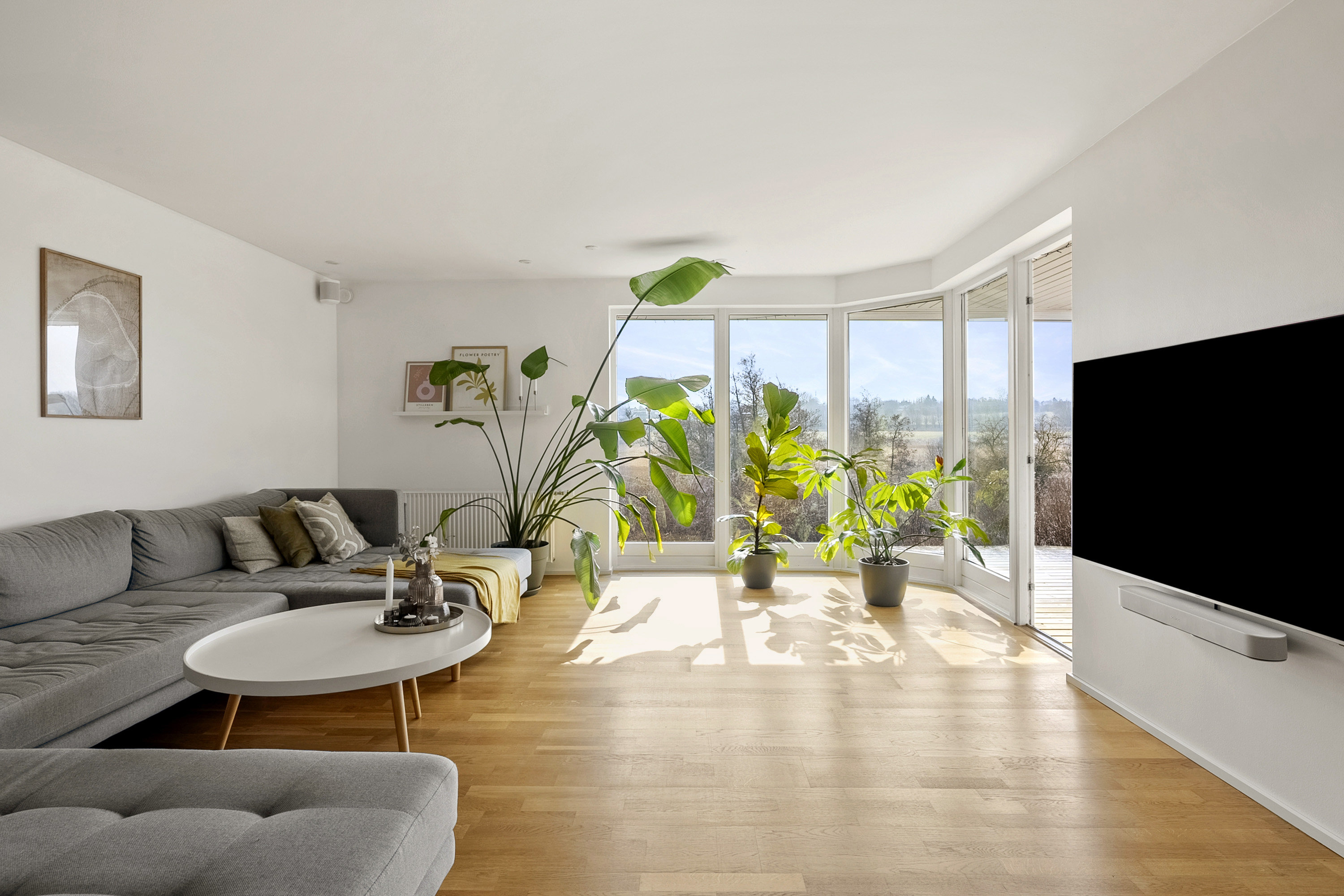 Fremhævet stue billede i fuldskærmstilstand. Billede af Stadionvej 86, 6000 Kolding