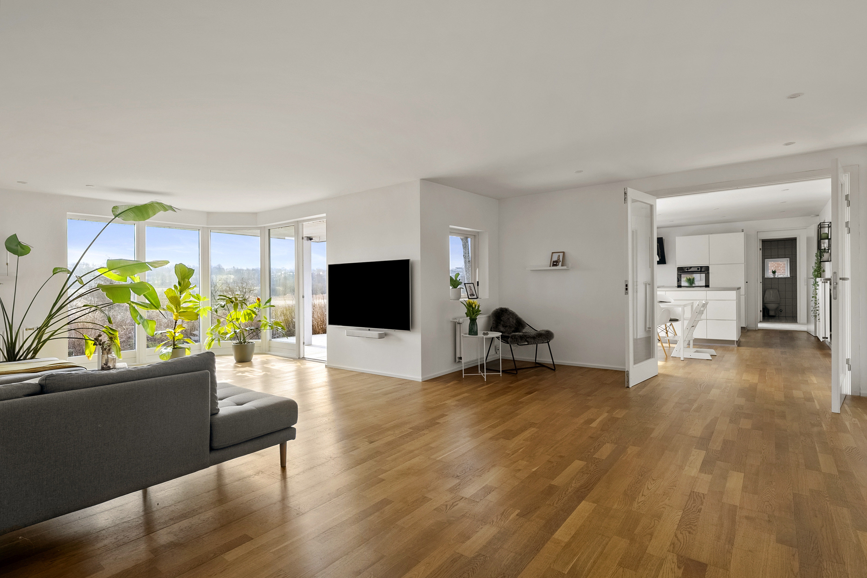 Fremhævet stue billede i fuldskærmstilstand. Billede af Stadionvej 86, 6000 Kolding