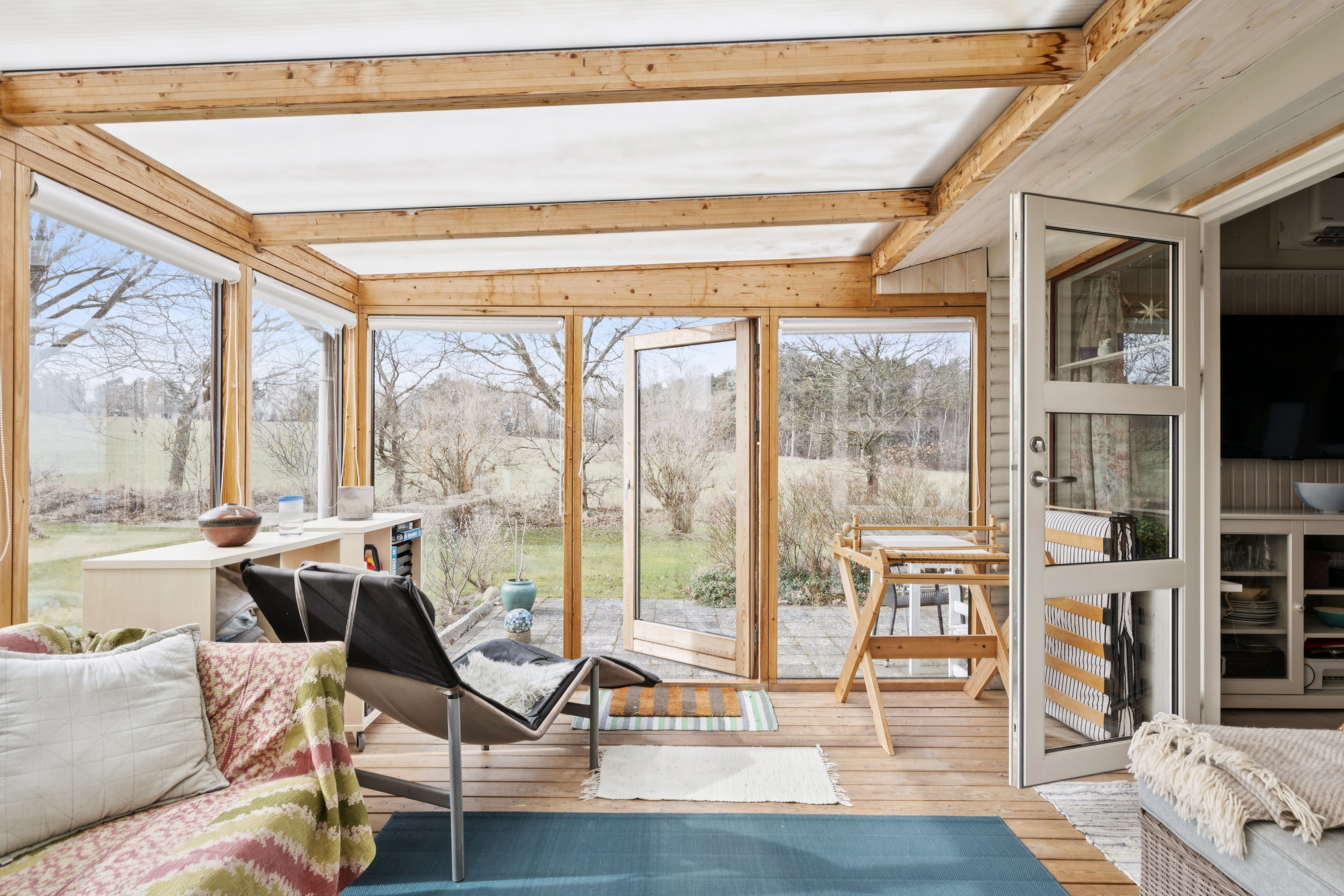 Fremhævet udestue billede i fuldskærmstilstand. Billede af Vestervang 4, Dejret Klit, 8420 Knebel