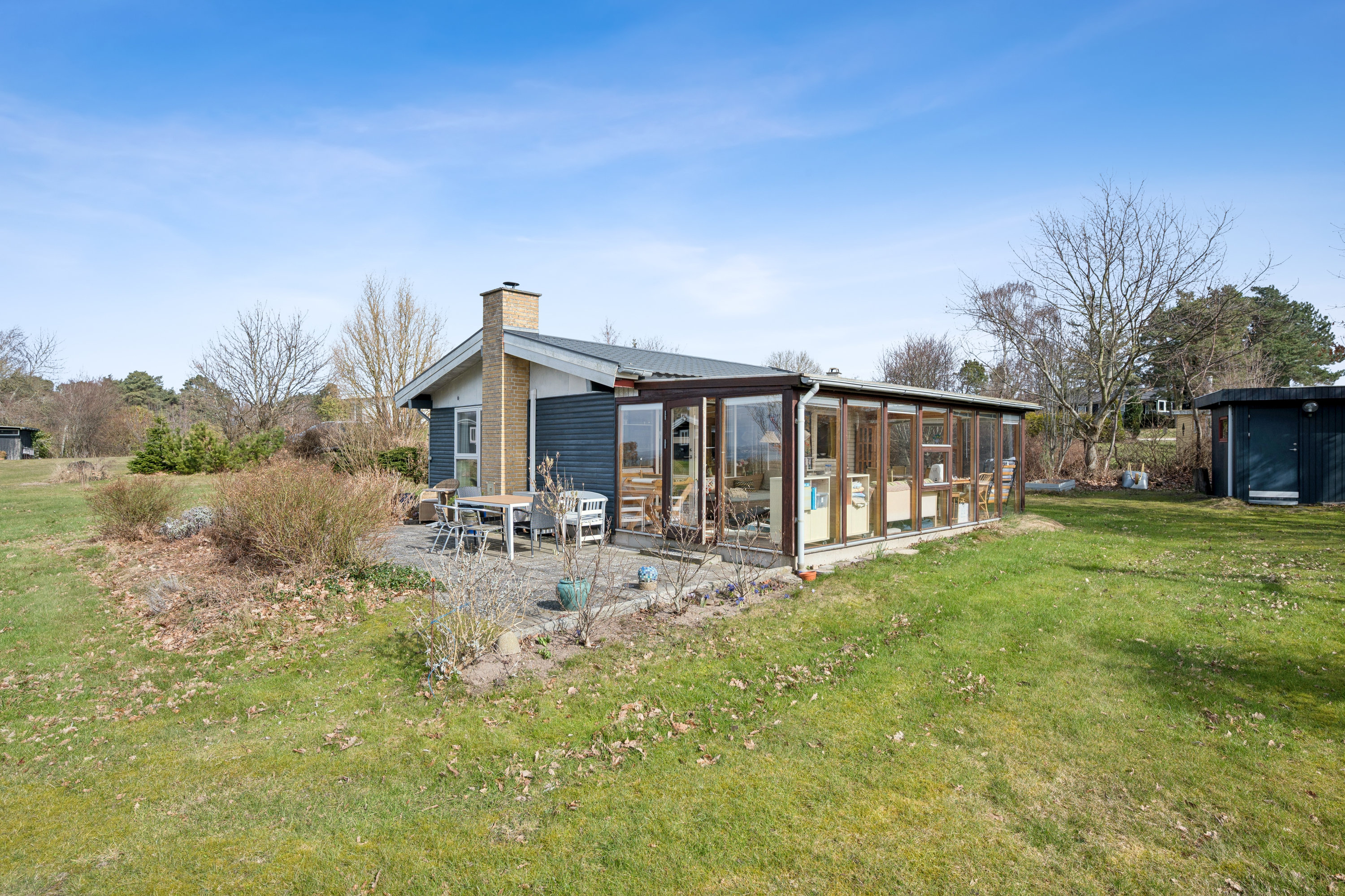 Fremhævet have billede i fuldskærmstilstand. Billede af Vestervang 4, Dejret Klit, 8420 Knebel