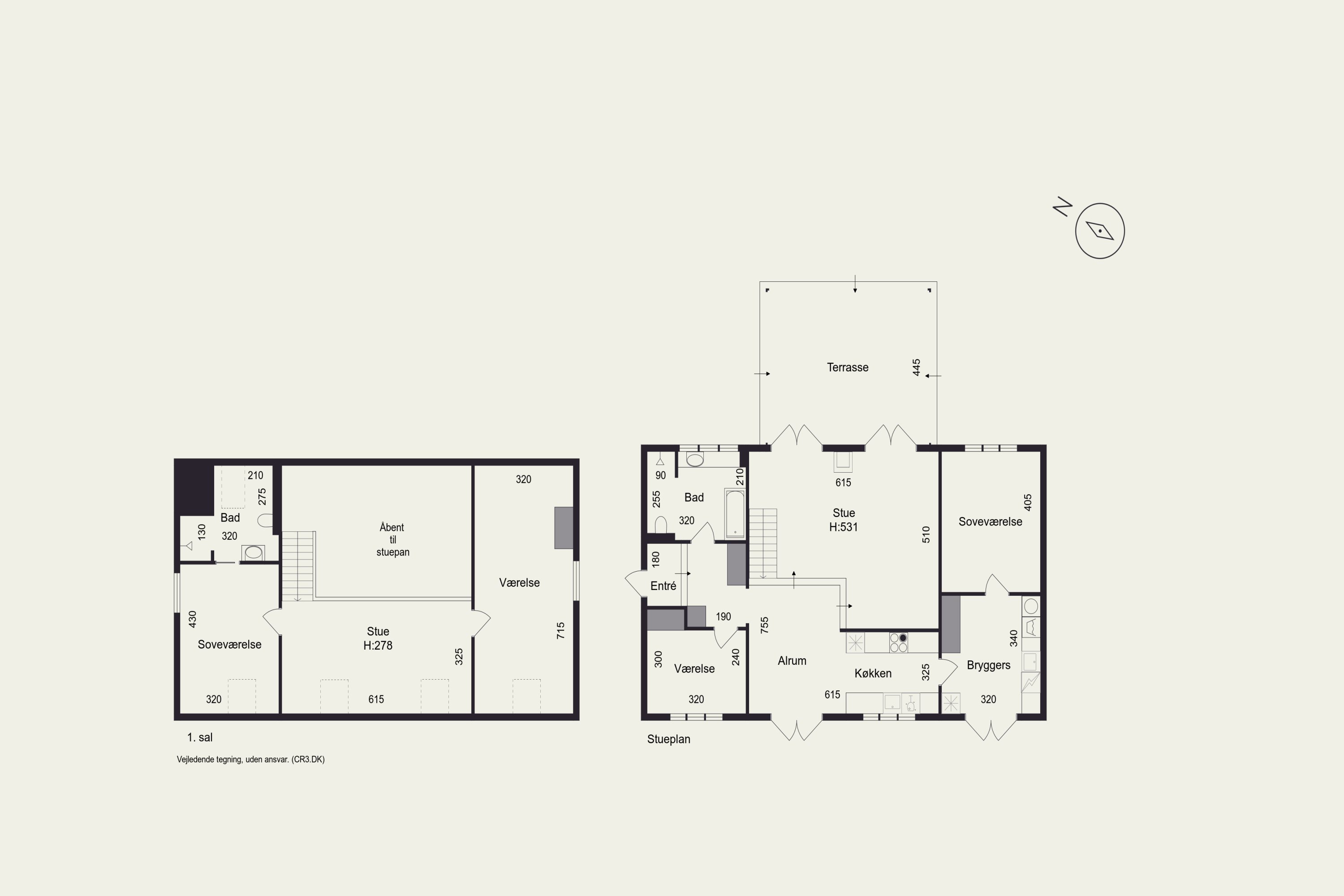 Plantegninger billede af Nørredamsvej 12A, 3480 Fredensborg