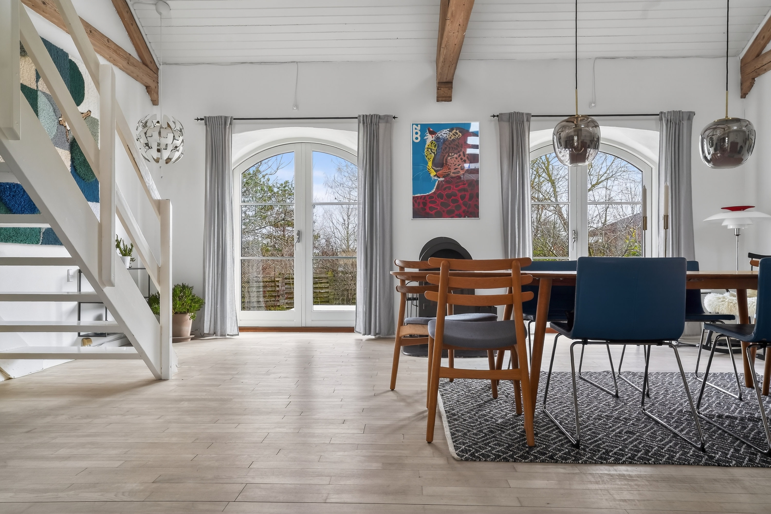 Fremhævet spisestue billede i fuldskærmstilstand. Billede af Nørredamsvej 12A, 3480 Fredensborg