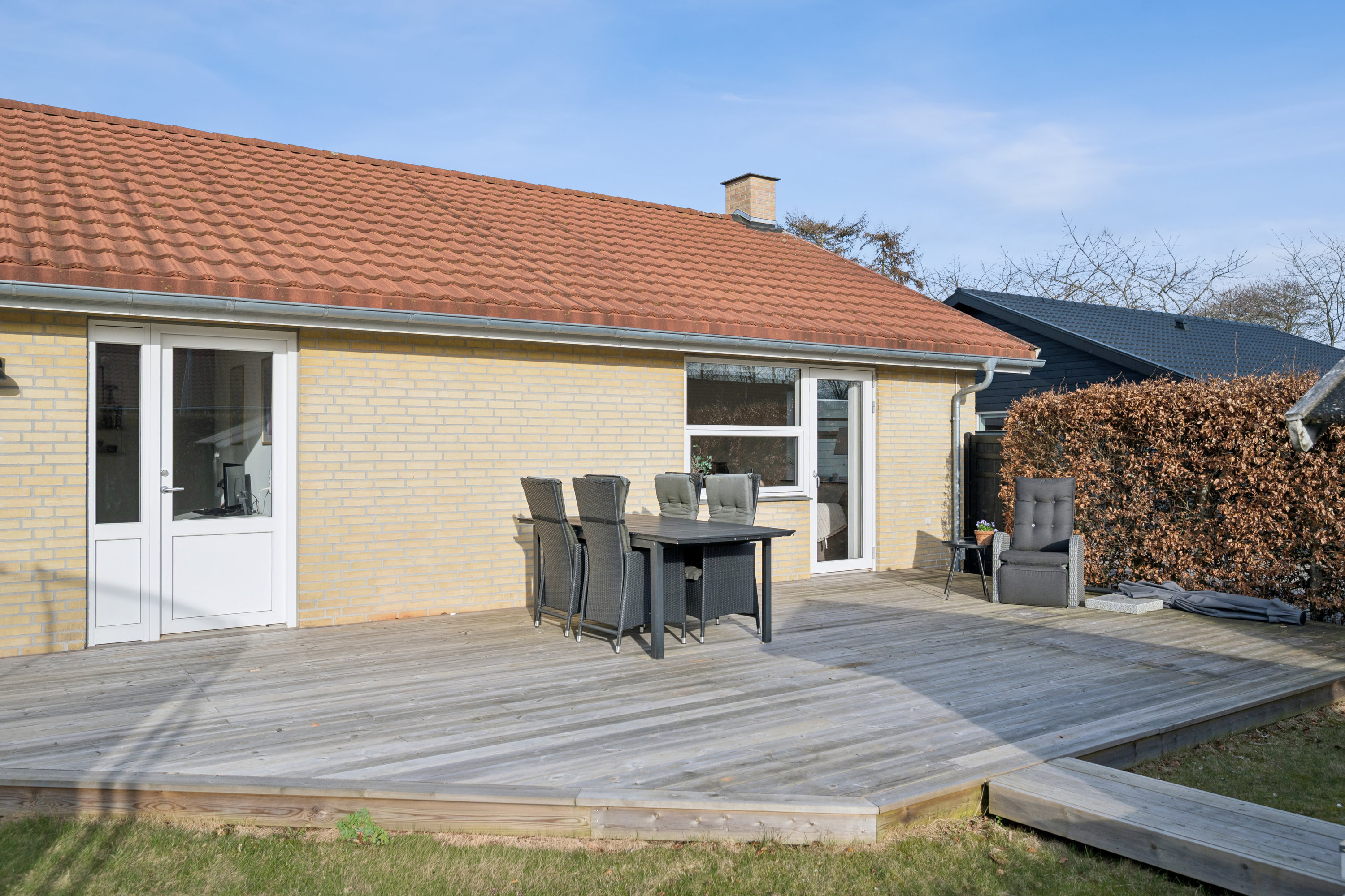 Fremhævet andet billede i fuldskærmstilstand. Billede af Nørrevangen 36, 8382 Hinnerup