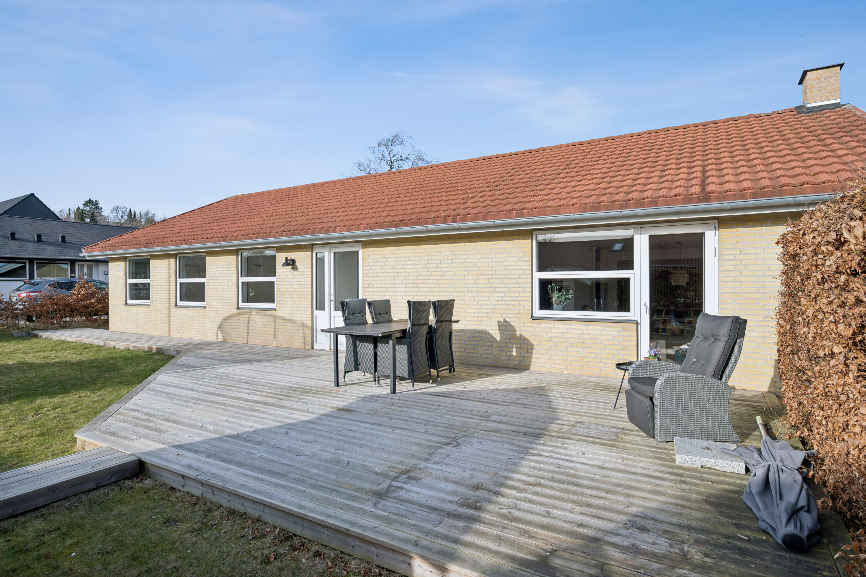 Fremhævet andet billede i fuldskærmstilstand. Billede af Nørrevangen 36, 8382 Hinnerup