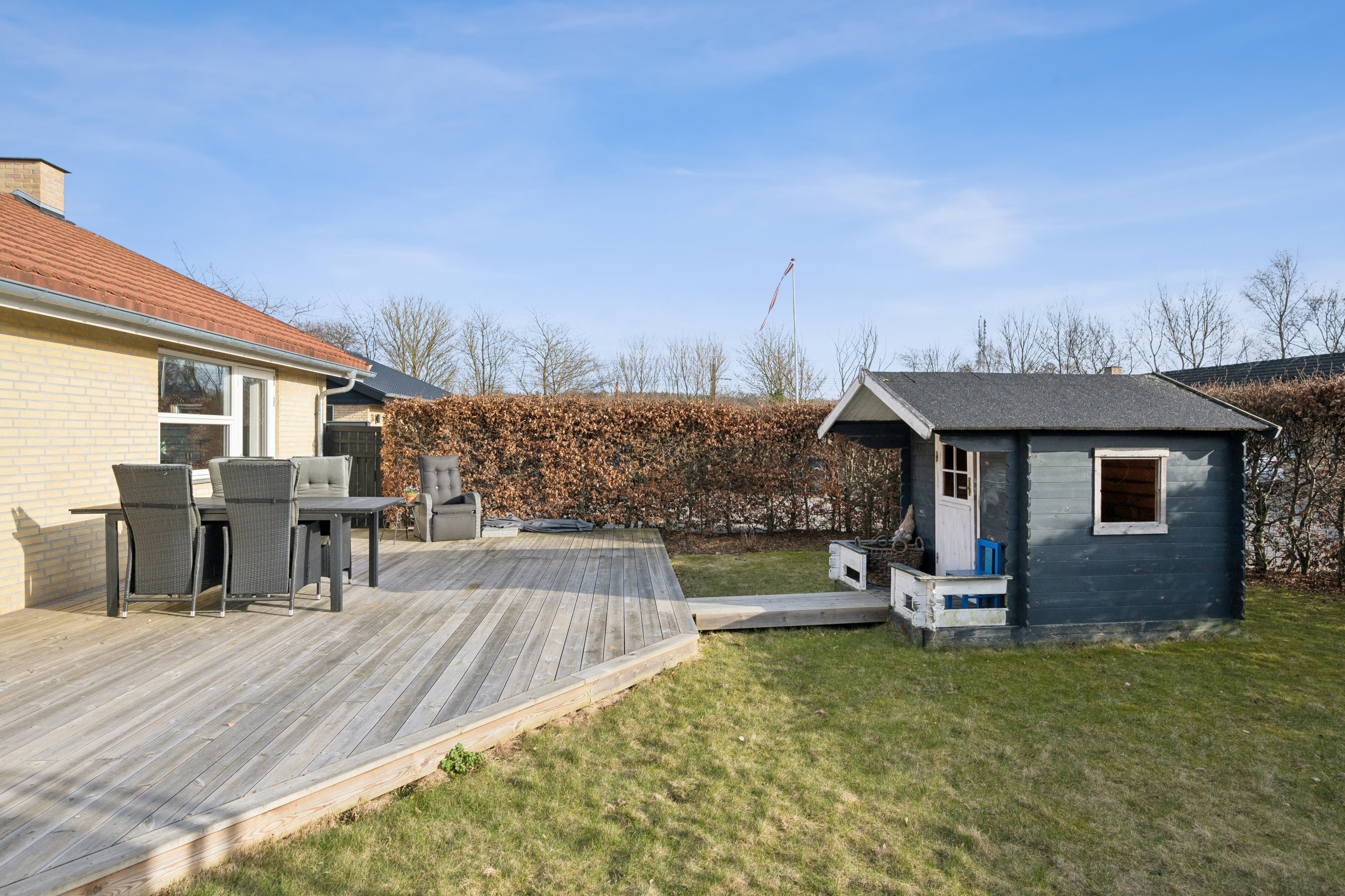 Fremhævet andet billede i fuldskærmstilstand. Billede af Nørrevangen 36, 8382 Hinnerup