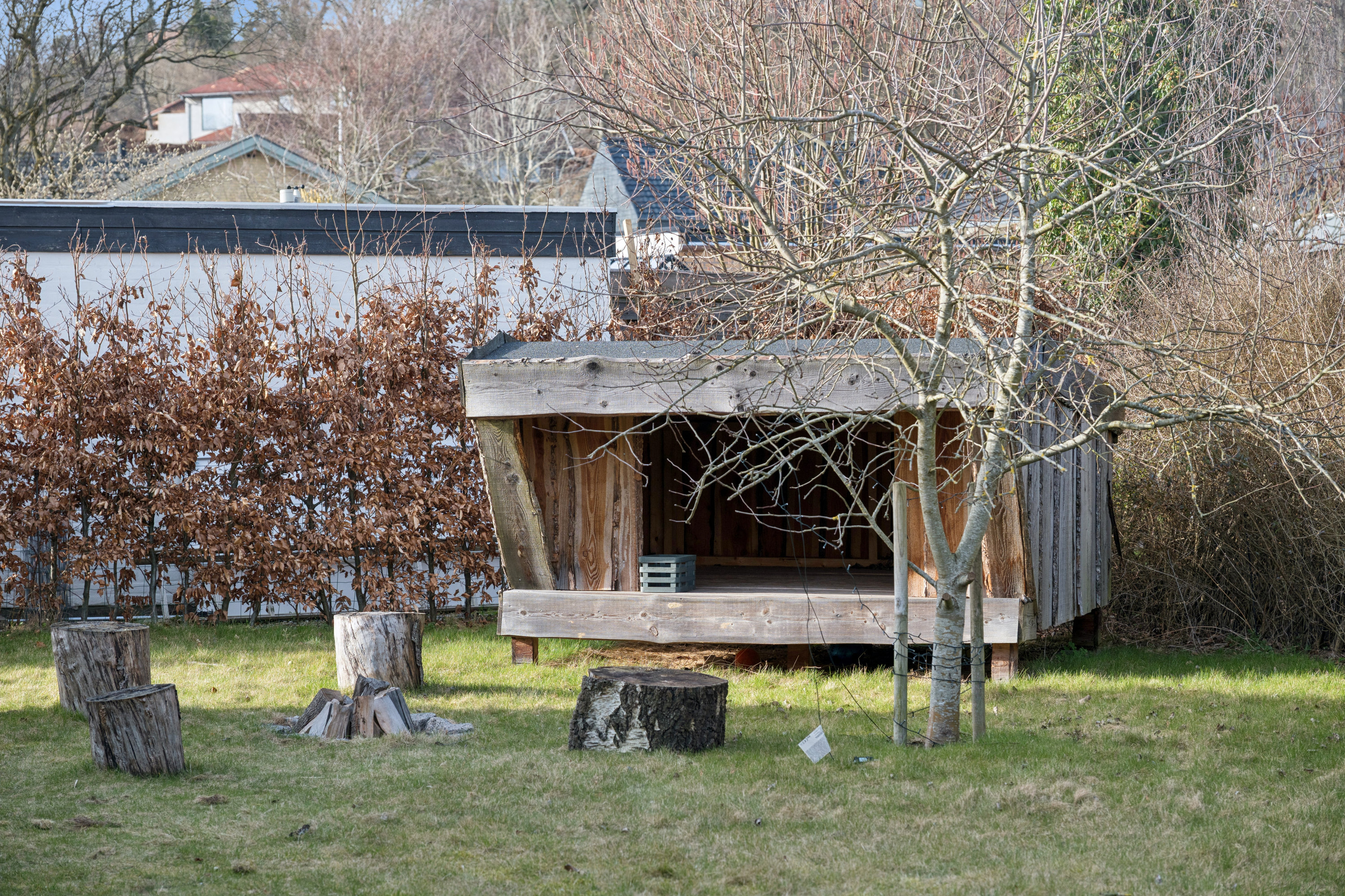 Fremhævet have billede i fuldskærmstilstand. Billede af Nørrevangen 36, 8382 Hinnerup