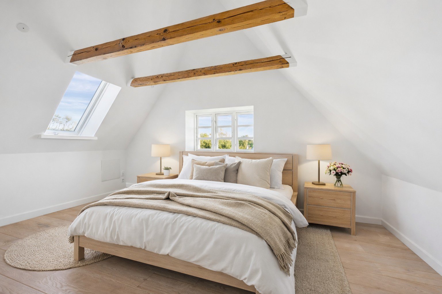 Fremhævet 1 sal soveværelse  billede i fuldskærmstilstand. Billede af Havevænget 7, 4682 Tureby