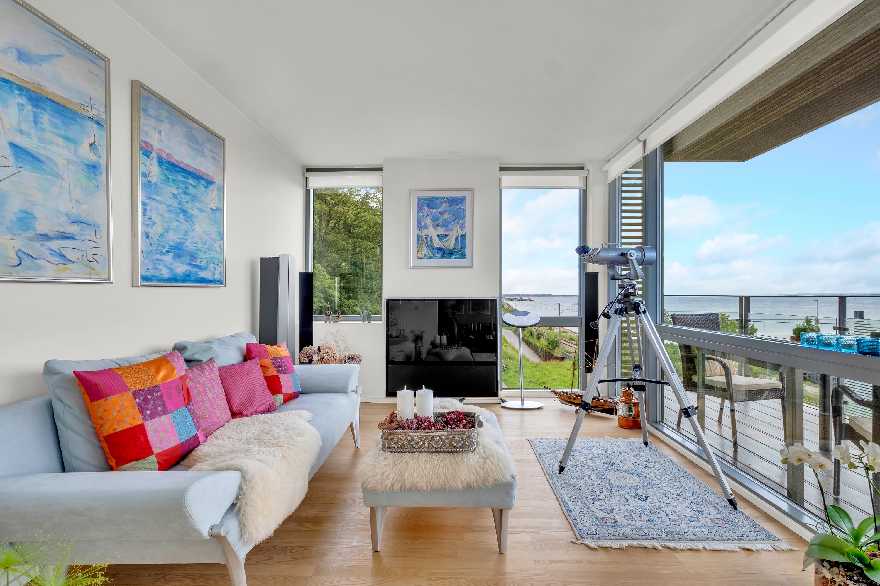 Fremhævet stue billede i fuldskærmstilstand. Billede af Langelinieparken 15, 2. tv., 8000 Aarhus C