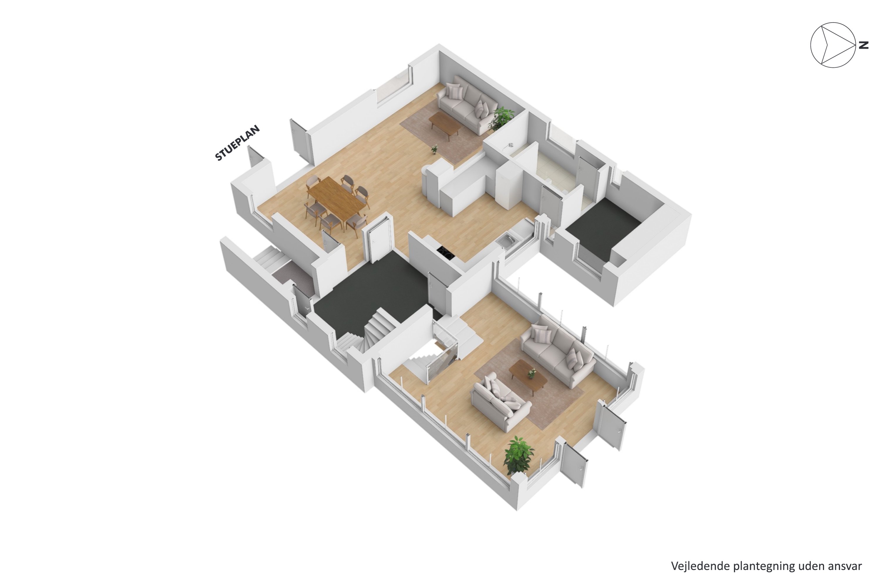 Plantegninger billede af Tinningvej 12, Foldby, 8382 Hinnerup