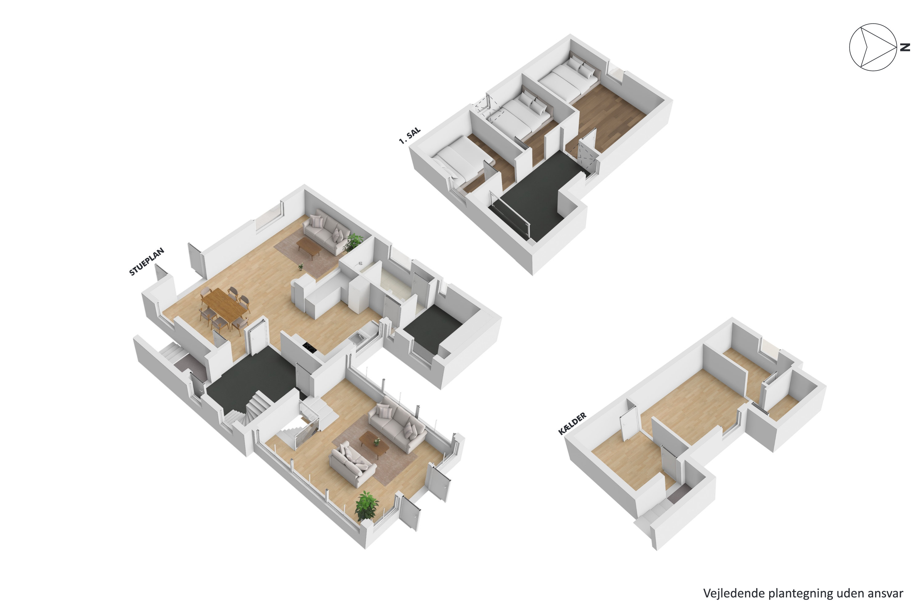 Plantegninger billede af Tinningvej 12, Foldby, 8382 Hinnerup