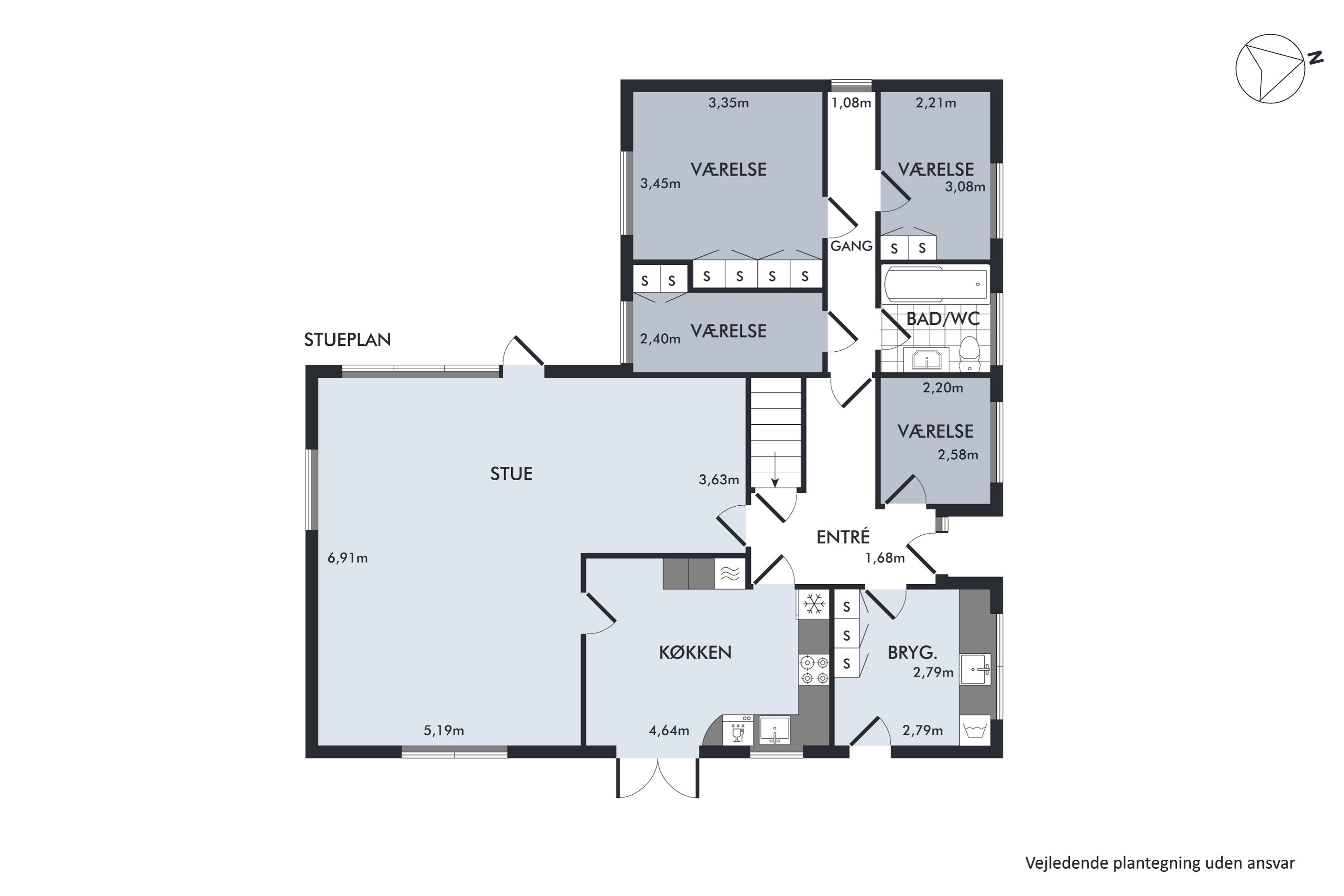 Plantegninger billede af Rørdrumvej 13, 5600 Faaborg