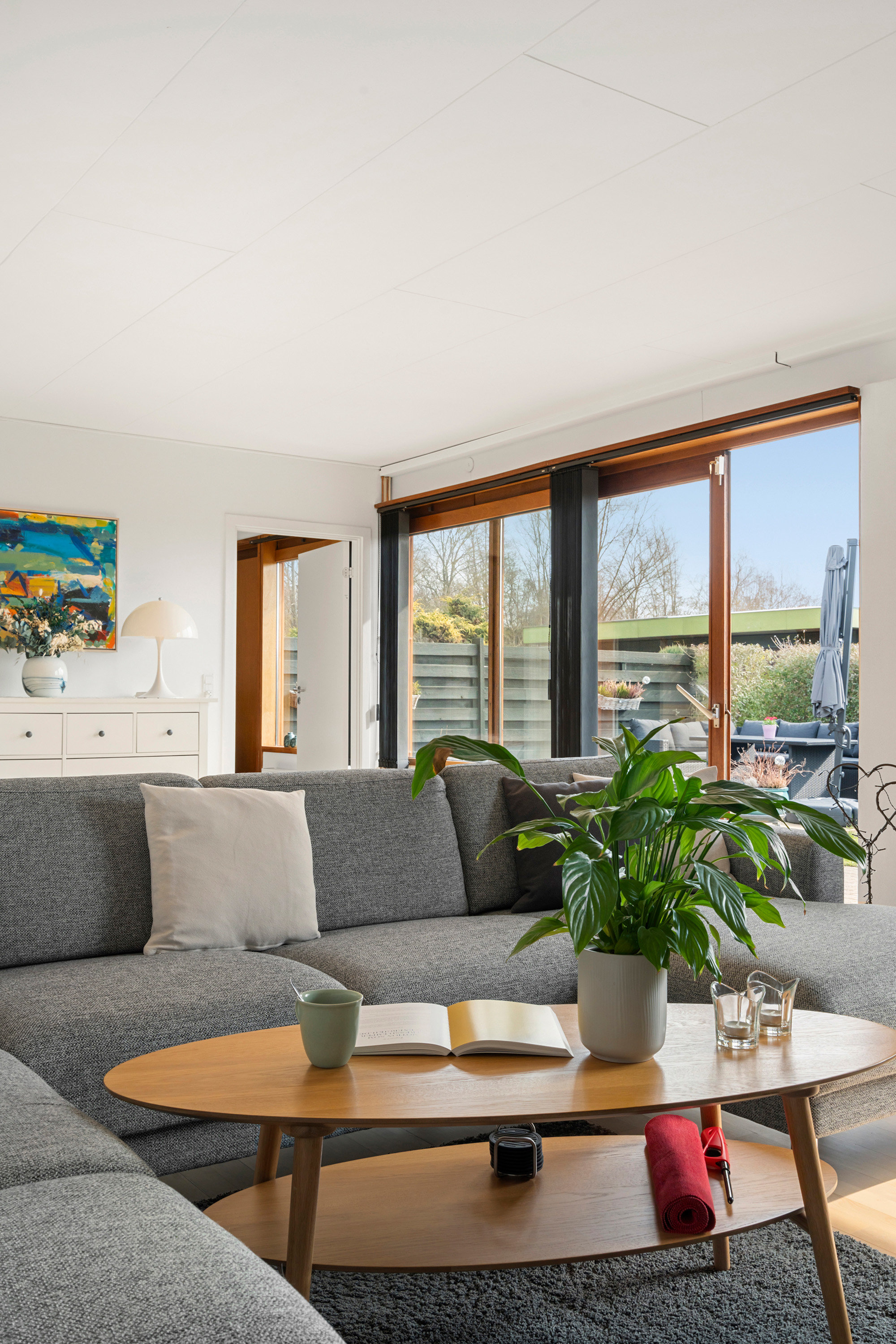 Fremhævet stue billede i fuldskærmstilstand. Billede af Hyrdeengen 109, 2625 Vallensbæk