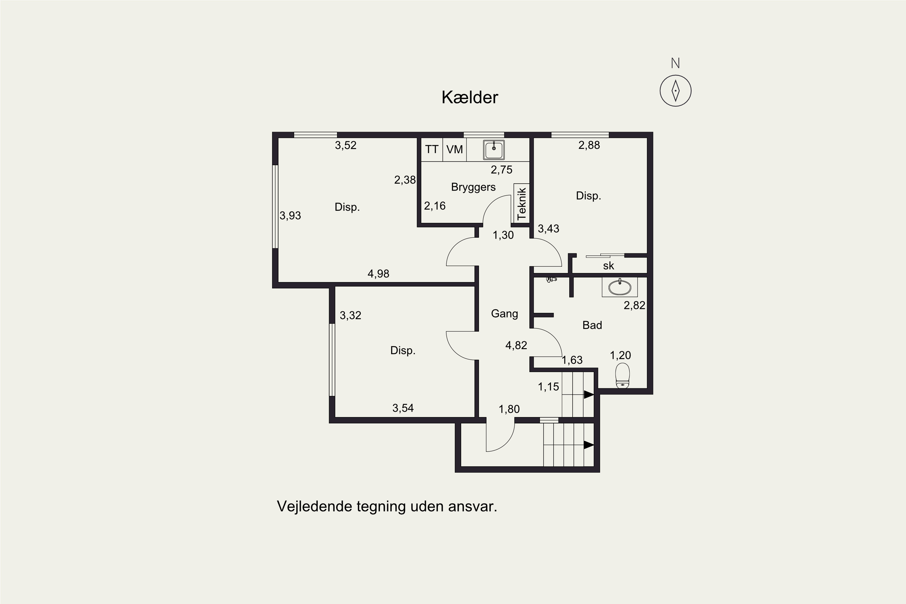 Plantegninger billede af Kikkenborgvej 54A, 6000 Kolding