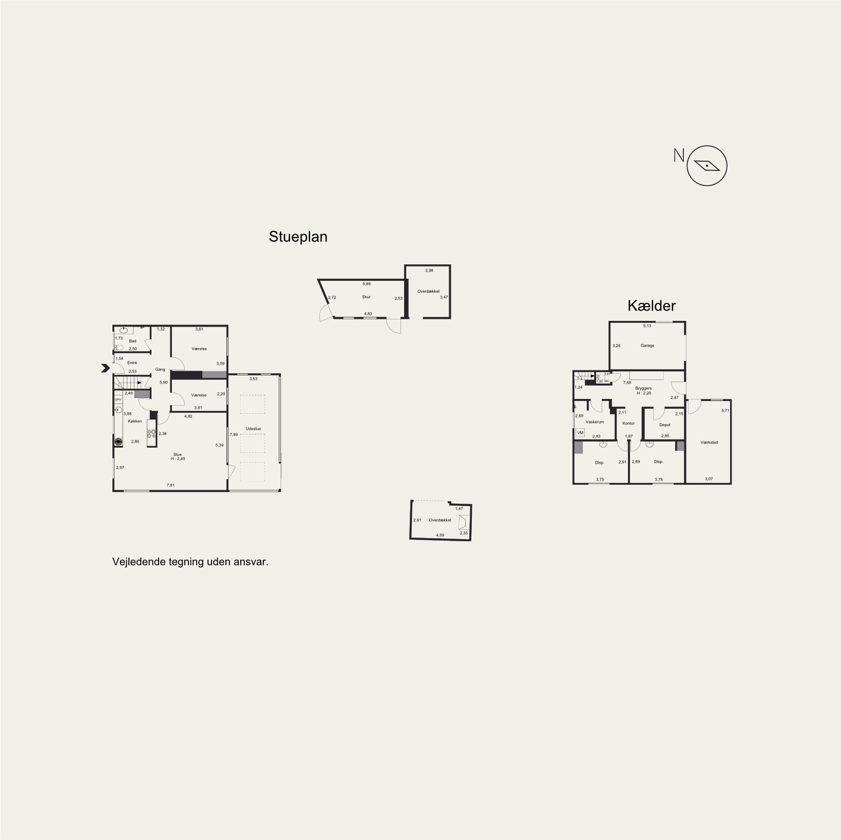Plantegninger billede af Stængervej 32, 8700 Horsens