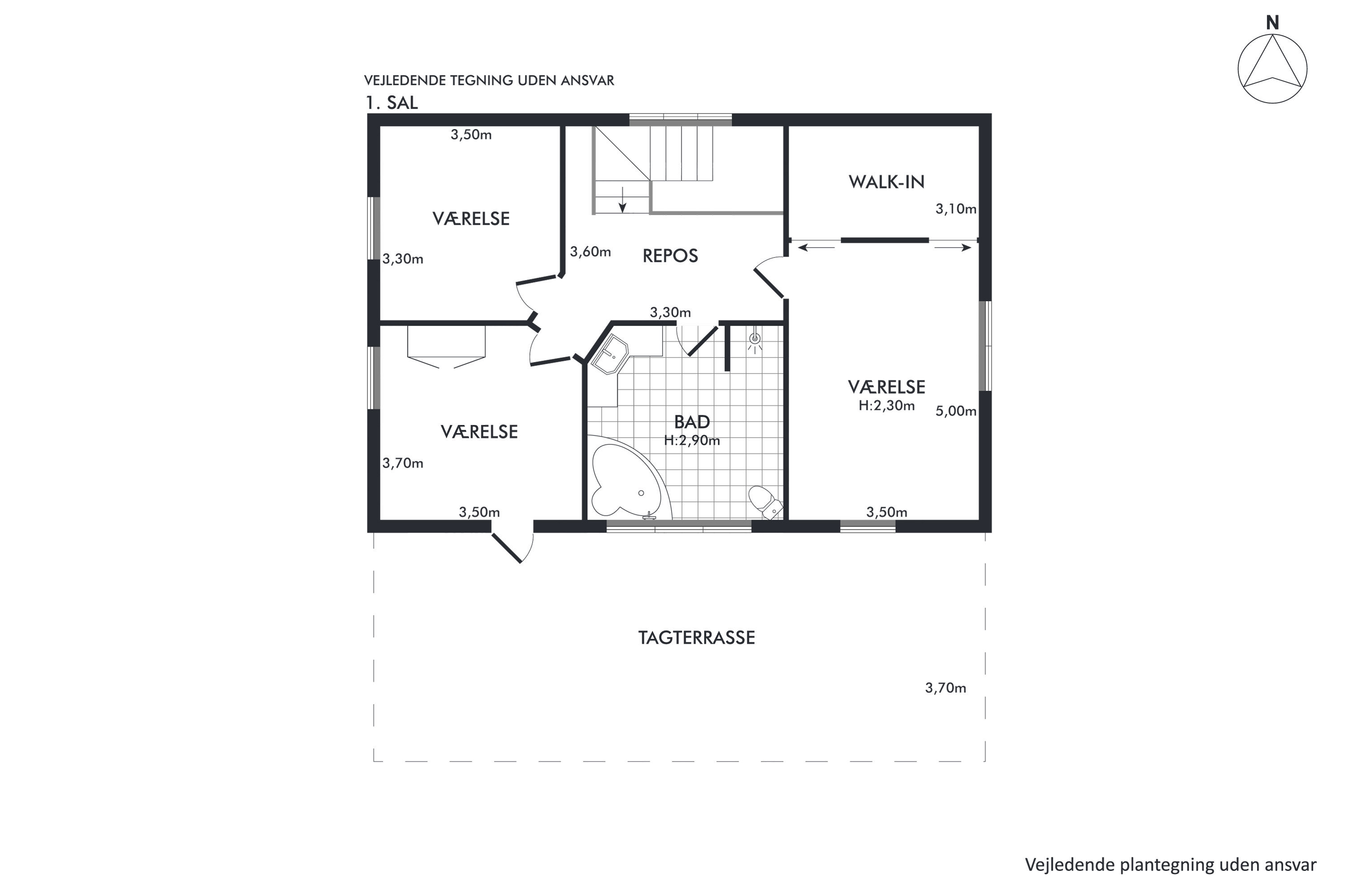 Plantegninger billede af Birke Alle 12, 9200 Aalborg SV
