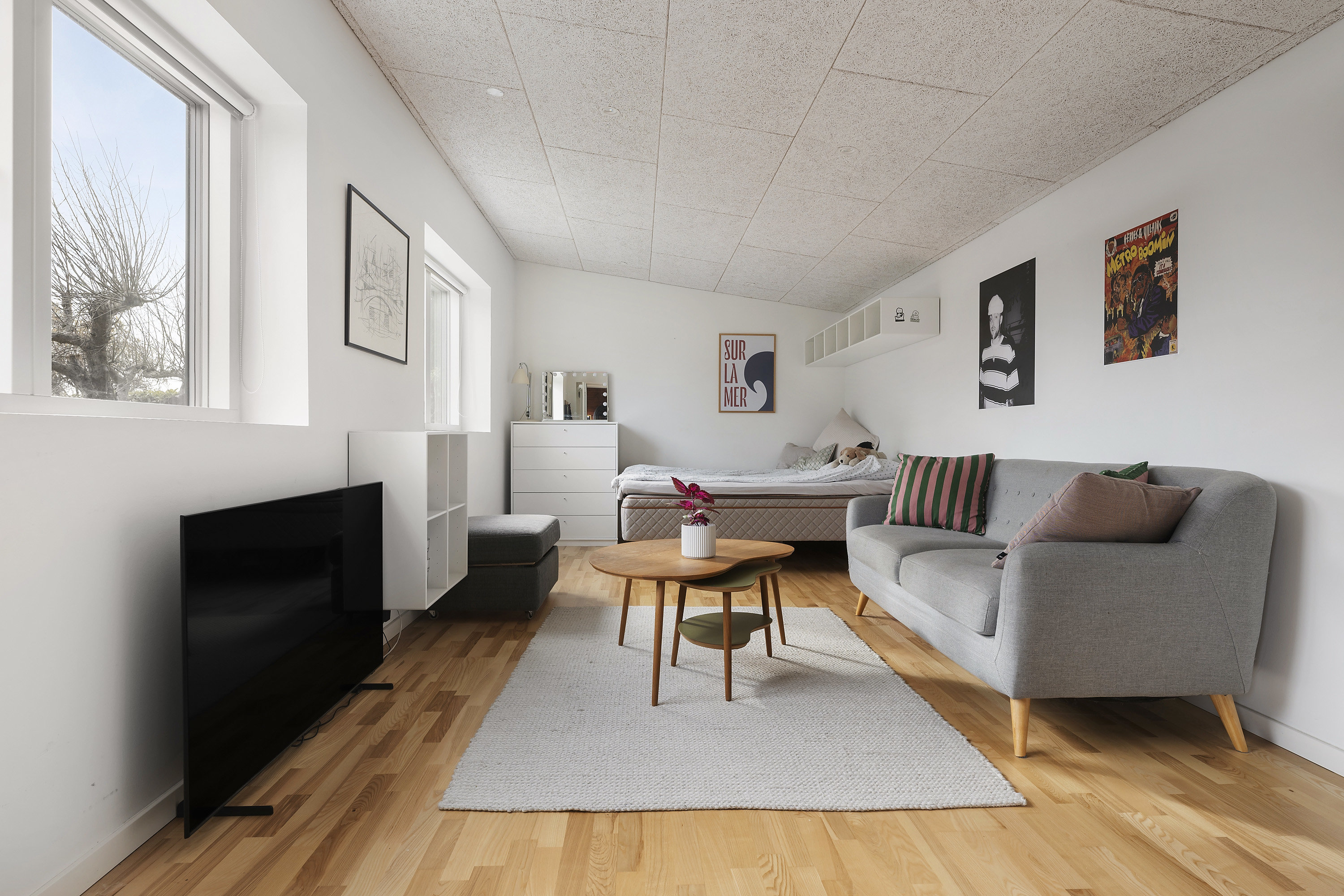 Fremhævet stue billede i fuldskærmstilstand. Billede af Gedevasevej 20, 3520 Farum