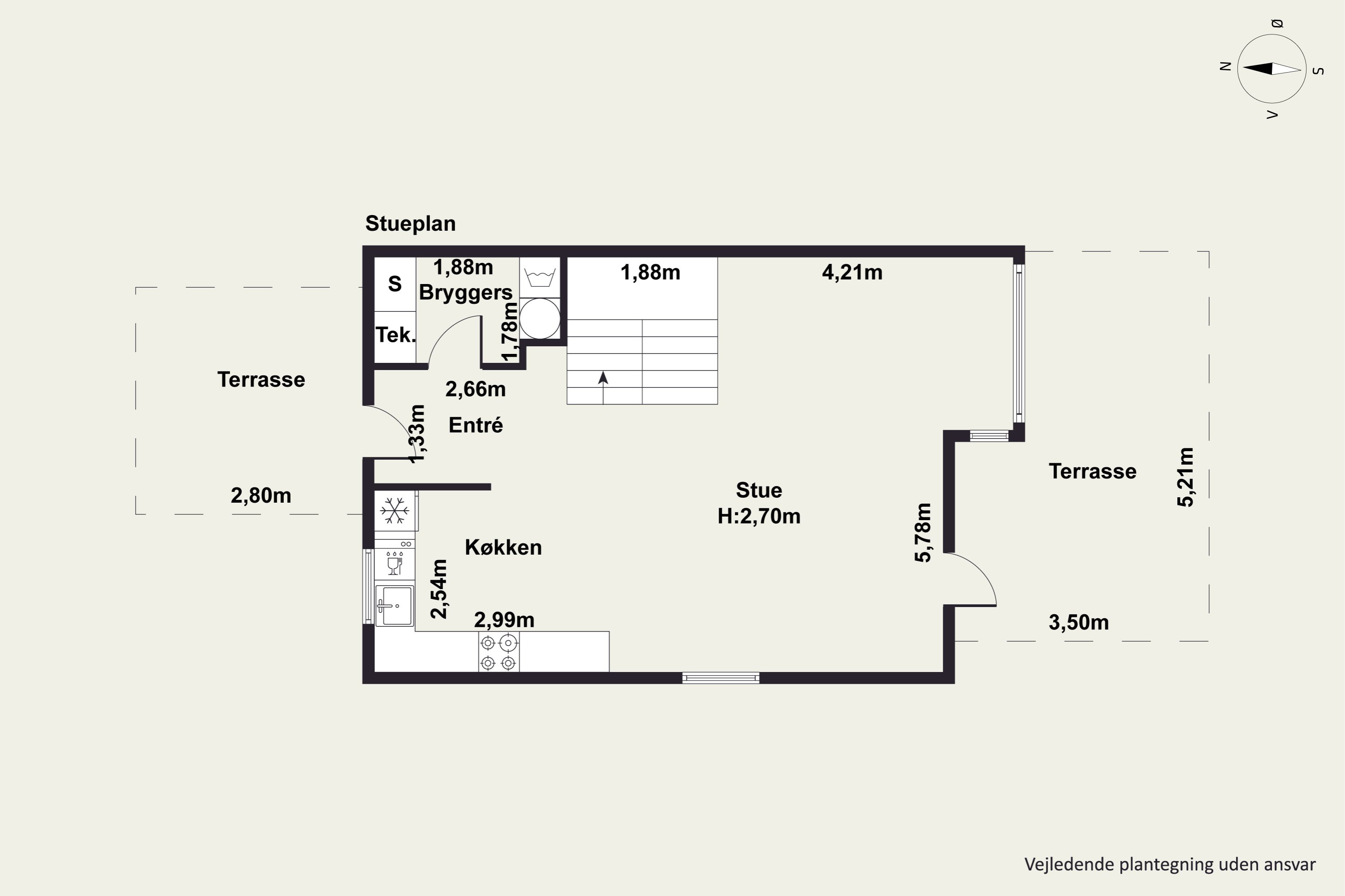 Plantegninger billede af Lindehegnet 34, 2670 Greve